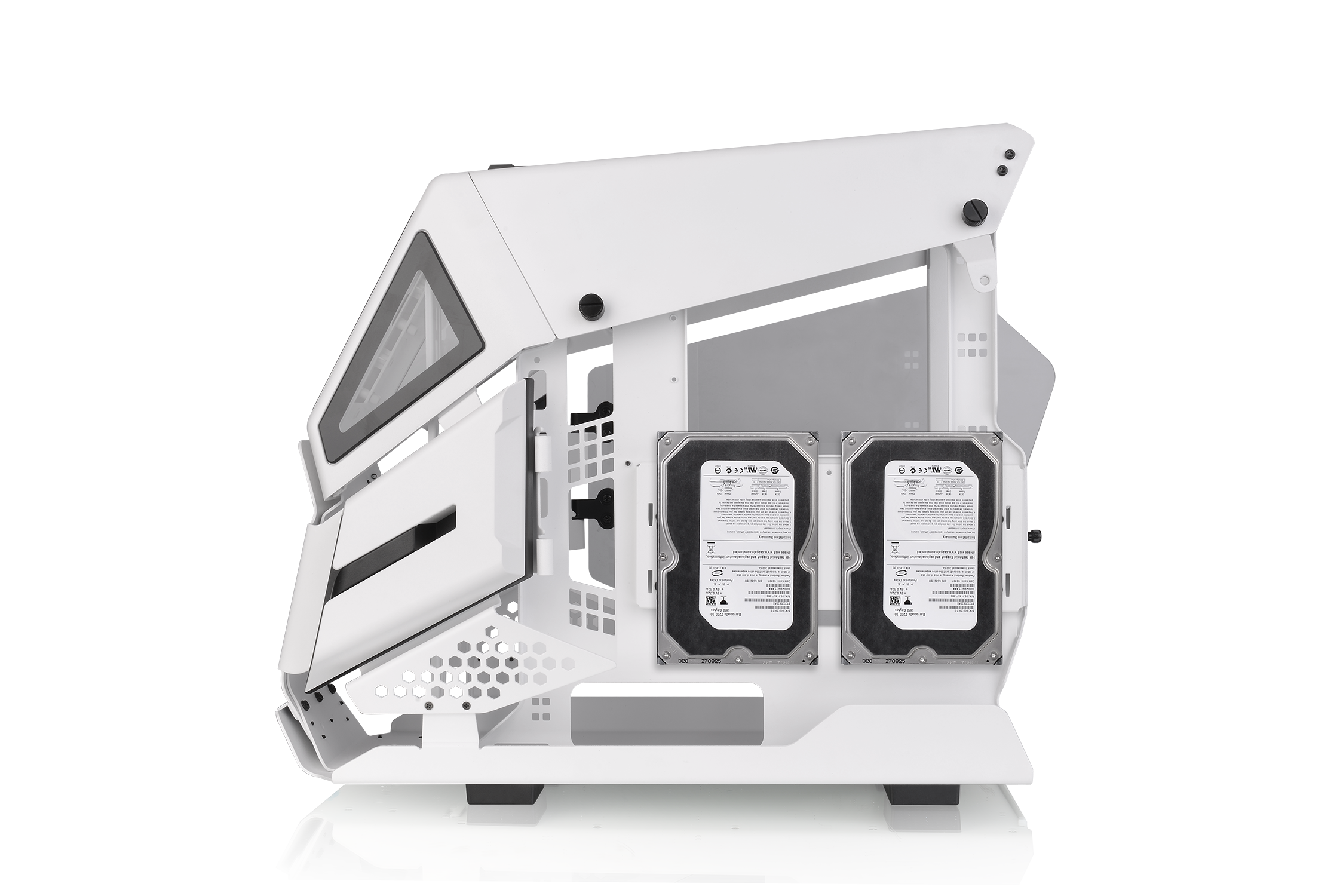 Thermaltake AH T200 Snow Edition weiß, mit Sichtfenster