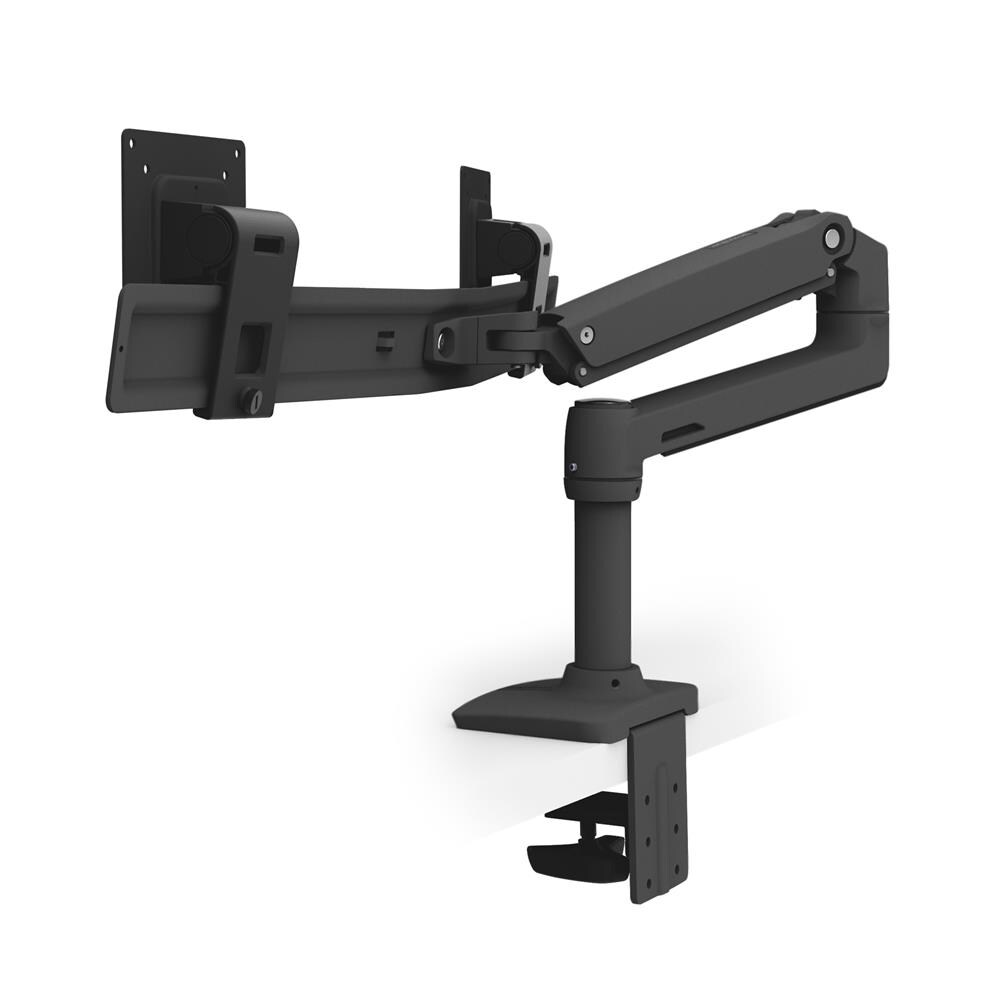 Ergotron LX Dual Direct Monitorarm, Tischhalterung (Schwarz)