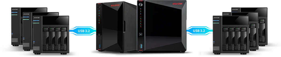 ASUSTOR AS5204T Nimbustor 2 NAS System 4-bay