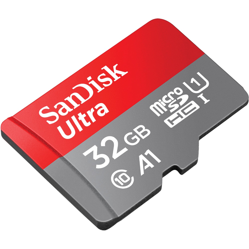 SanDisk Ultra 32 GB microSDHC Speicherkarte Kit 2020 (120 MB/s, Cl 10, U1, A1)