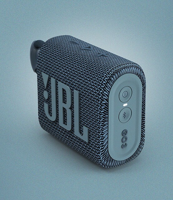 JBL GO 3 blau Ultraportabler Bluetooth Lautsprecher IPX67