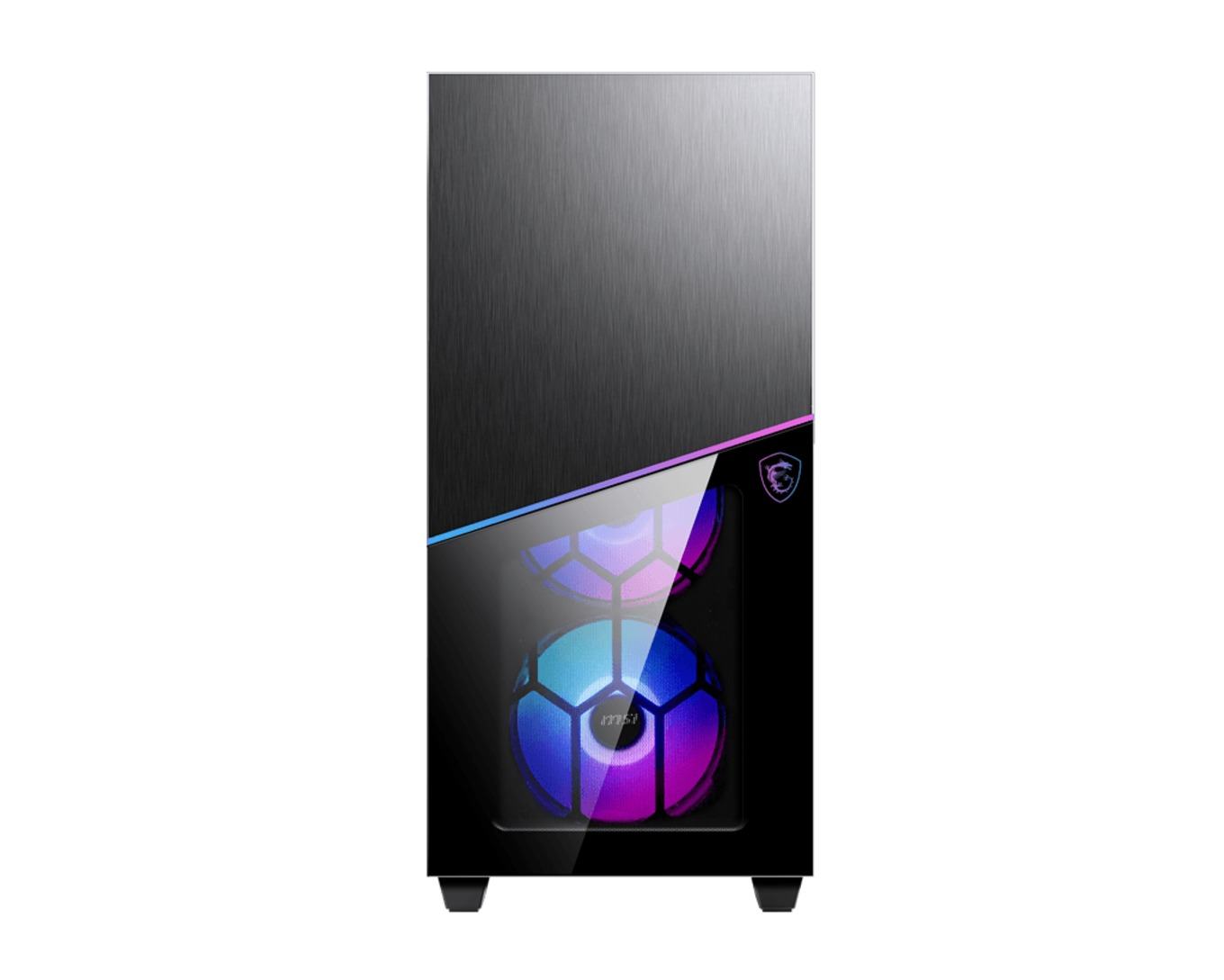 MSI MPG Sekira 100R MIDI Tower RGB Gaming Gehäuse, Echtglas Seitenfenster