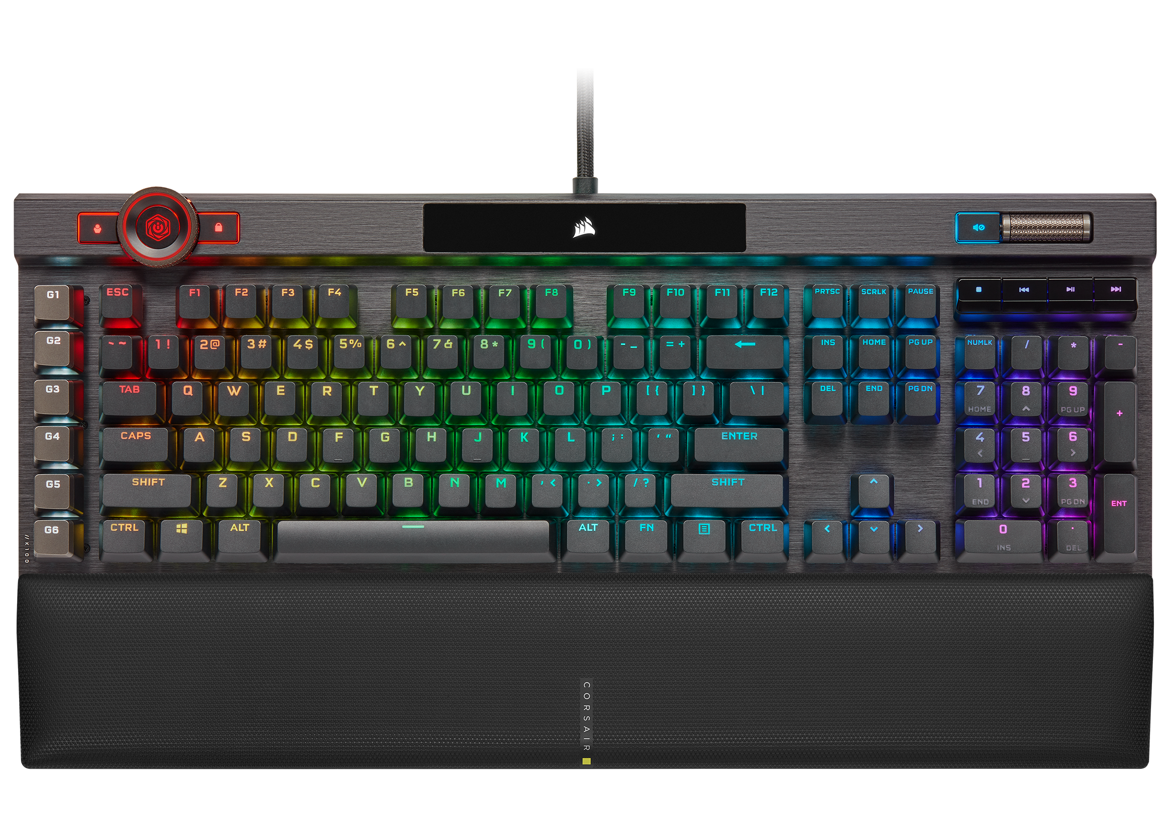 CORSAIR K100 RGB Optisch-mechanische Kabelgebundene Gaming Tastatur