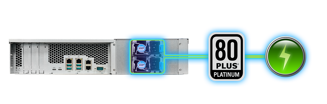 ASUSTOR AS7112RDX+Rail, Lockerstor 12R Pro NAS System 12-bay