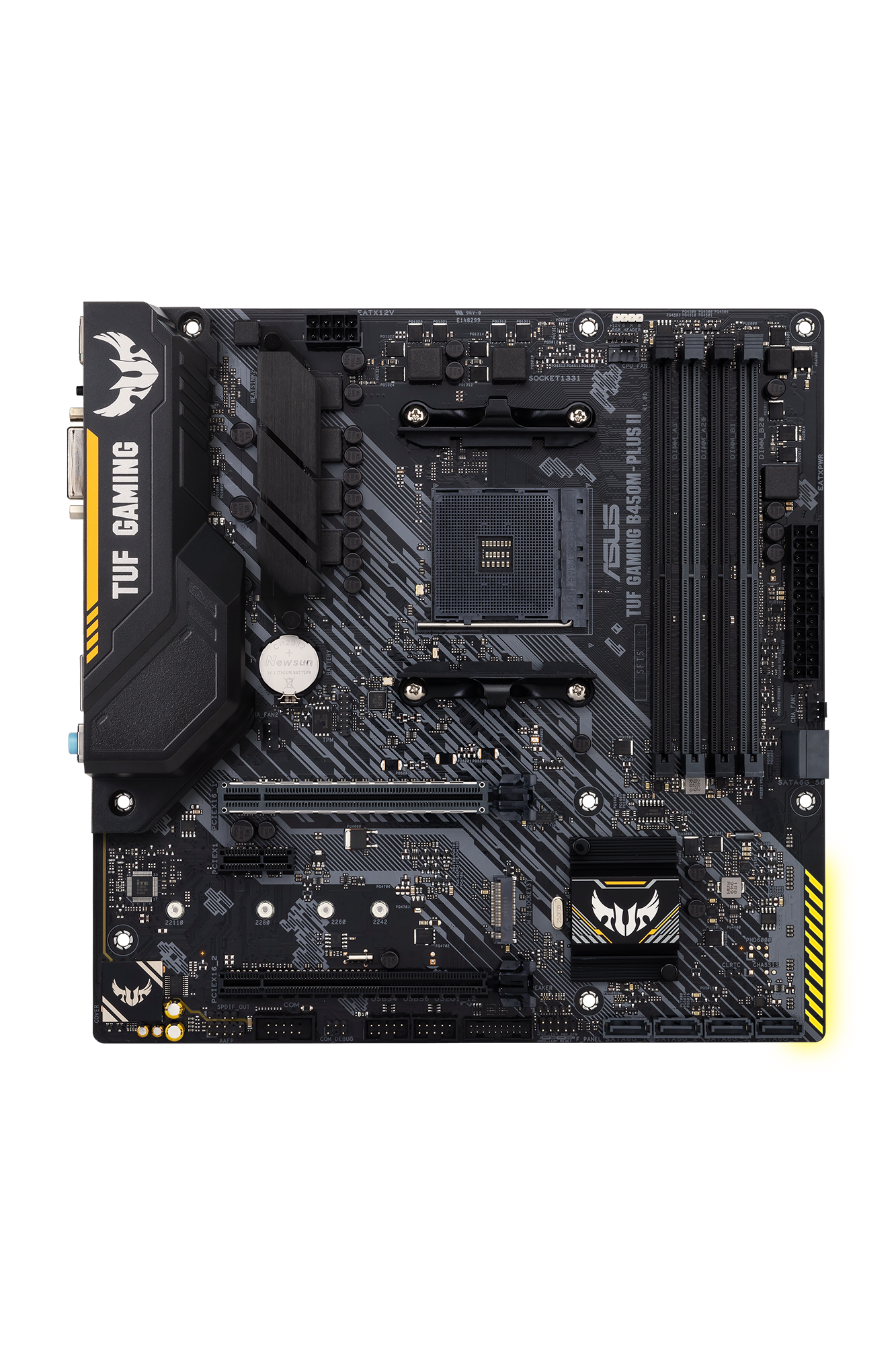 ASUS TUF B450M-Plus Gaming II mATX Mainboard Sockel AM4 M.2/USB3.1/HDMI/DVI