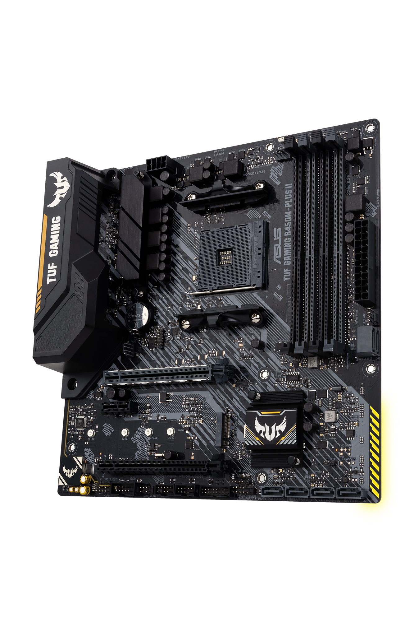 ASUS TUF B450M-Plus Gaming II mATX Mainboard Sockel AM4 M.2/USB3.1/HDMI/DVI