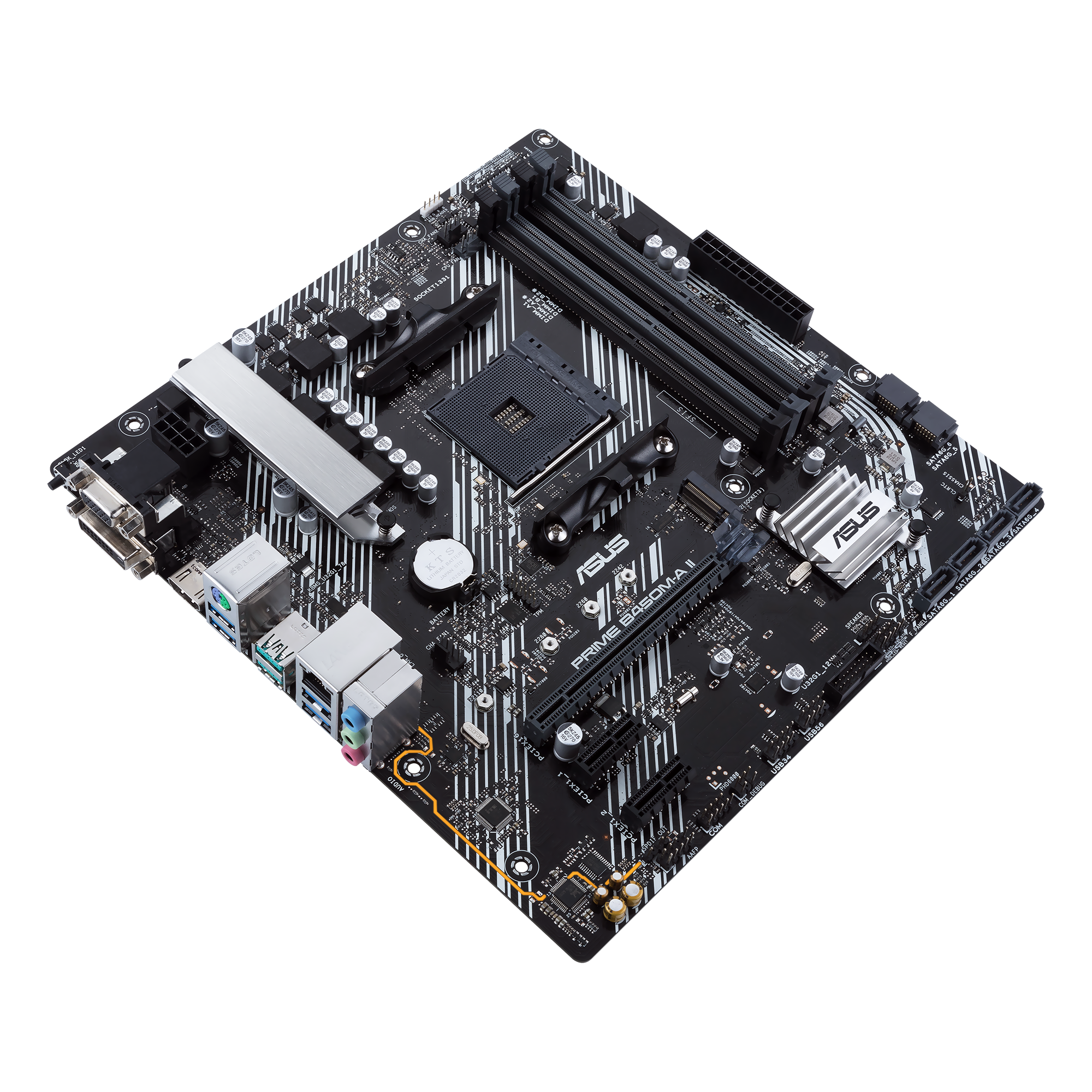 ASUS Prime B450M-A II mATX Mainboard Sockel AM4 M.2/USB3.1/HDMI/DVI/VGA