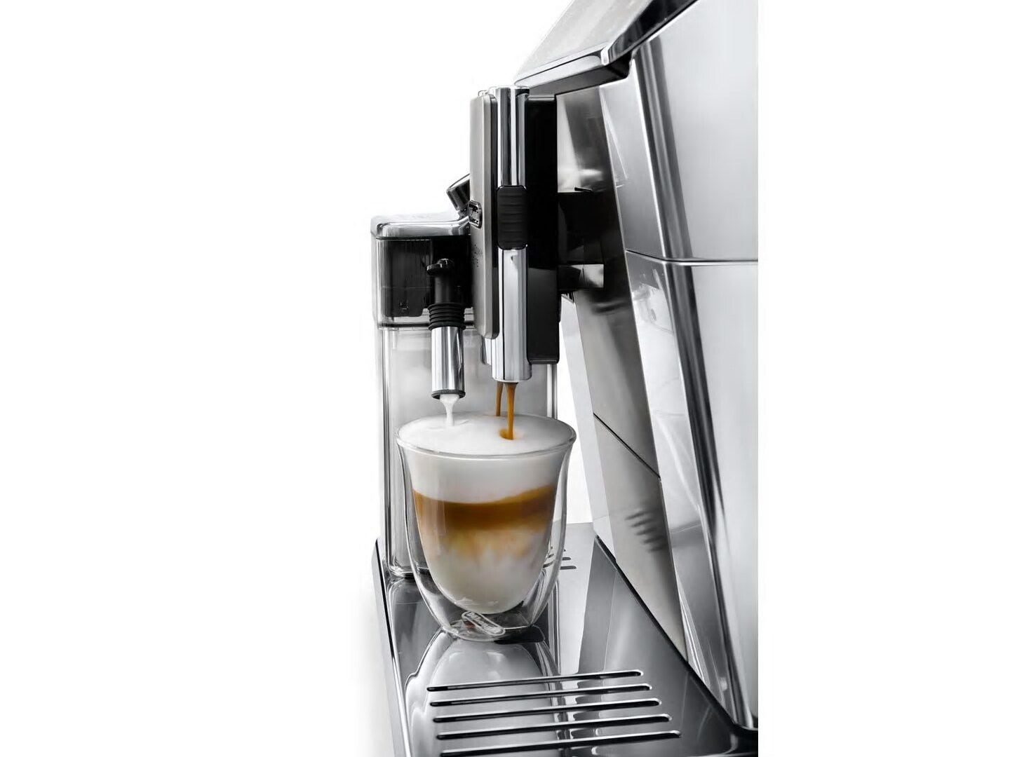 DeLonghi ECAM 650.55.MS PrimaDonna Elite Kaffeevollautomat Silber