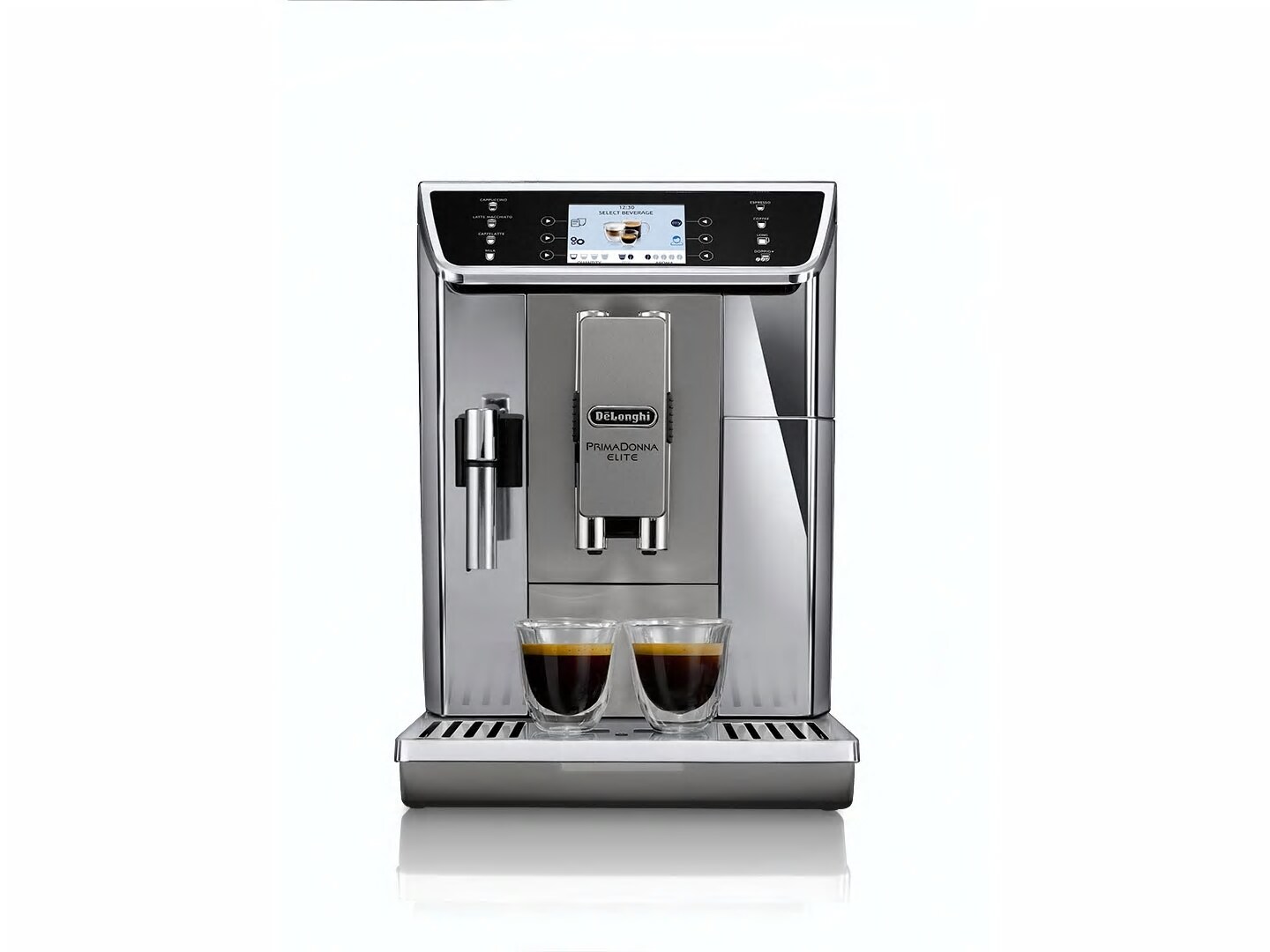 DeLonghi ECAM 650.55.MS PrimaDonna Elite Kaffeevollautomat Silber