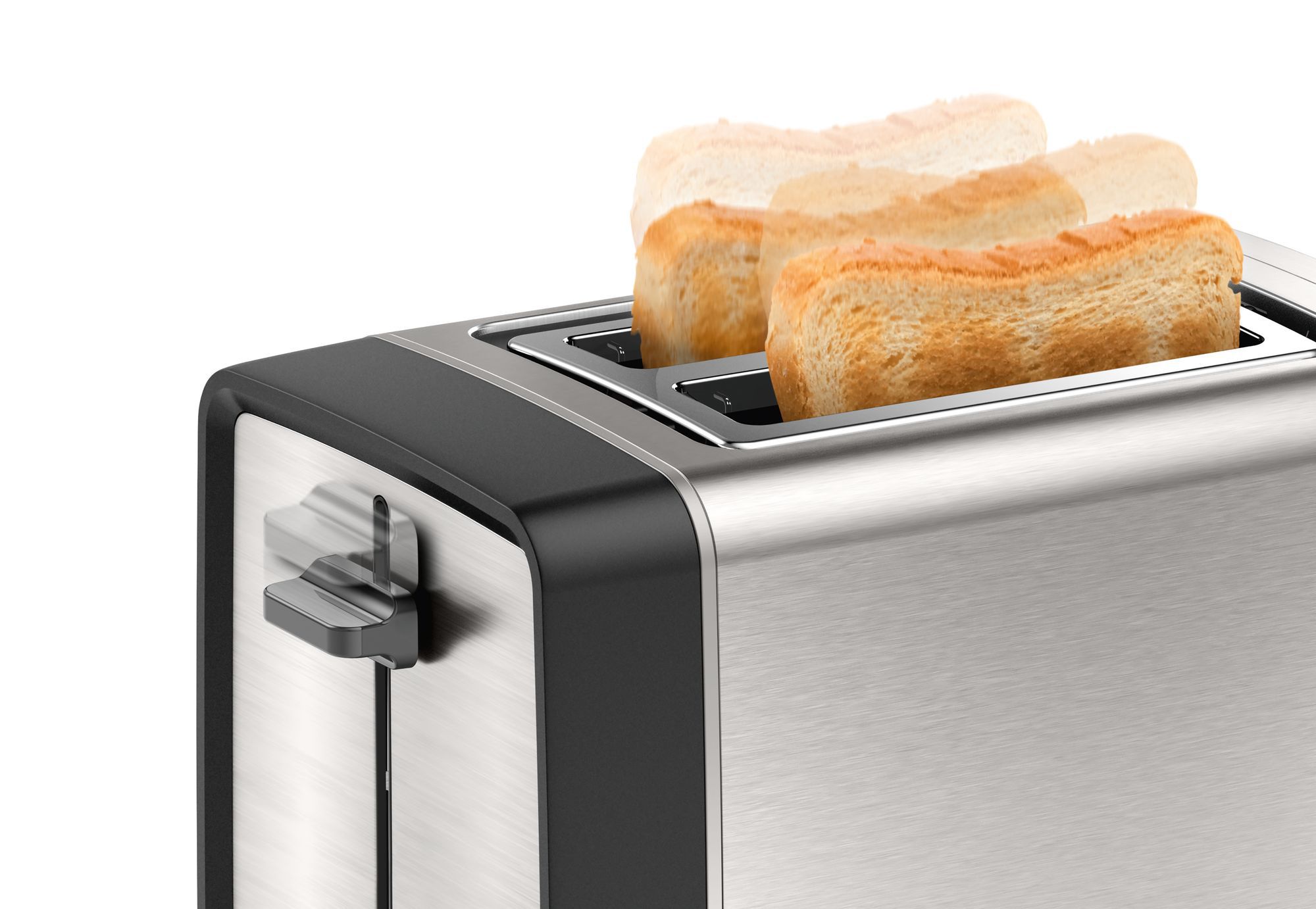 Bosch TAT5P420 Kompakt Toaster, DesignLine, Edelstahl