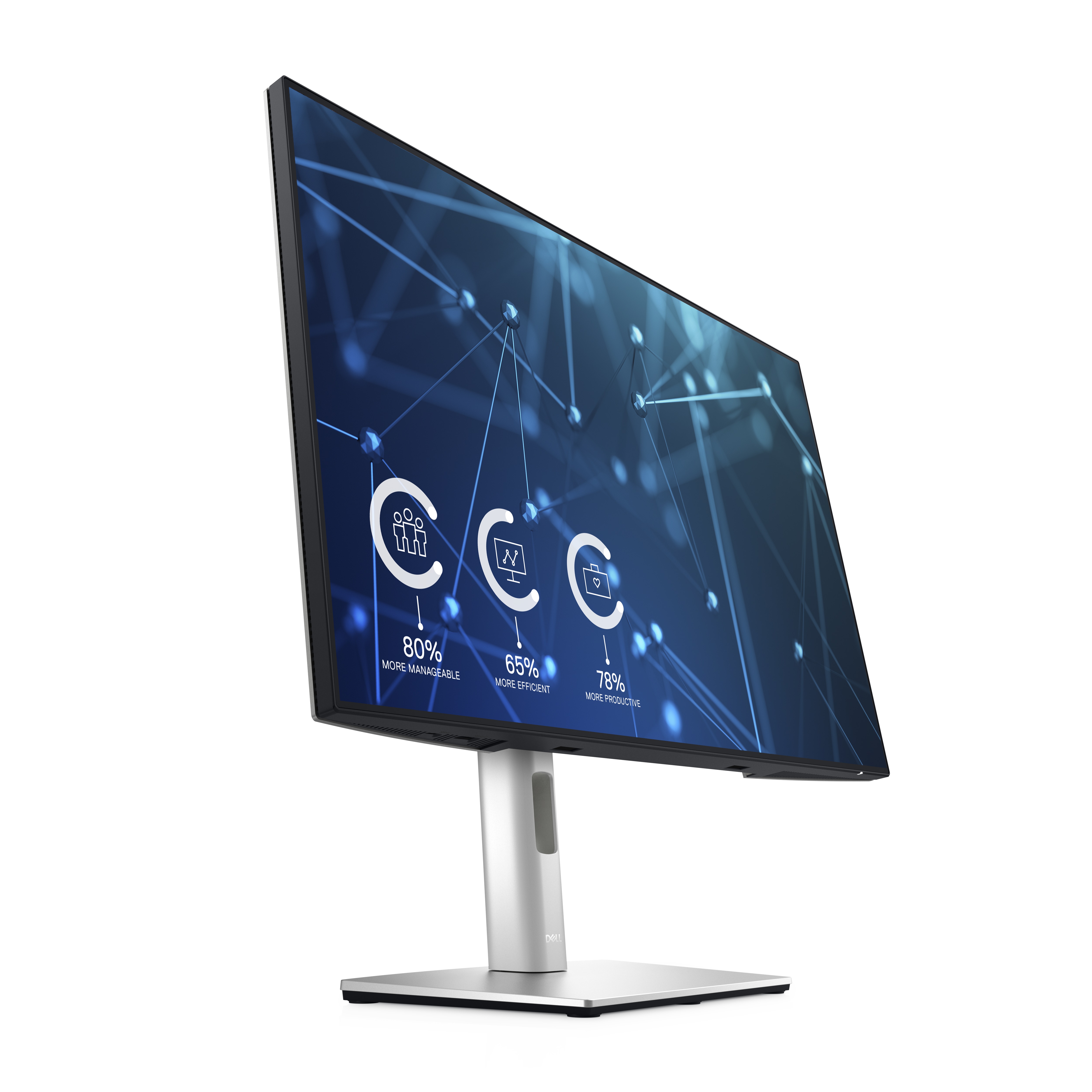 DELL UltraSharp U2421E 61,1cm (24") WUXGA Office-Monitor HDMI/DP/USB-C Pivot HV