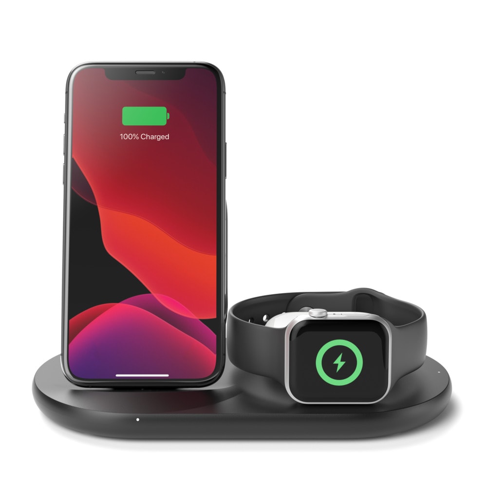 Belkin BOOST↑CHARGE™ 3-in-1-Ladegerät für Apple Watch iPhone und AirPods schwarz