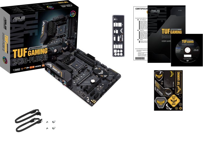 ASUS TUF B450-Plus Gaming II ATX Mainboard Sockel AM4 M.2/USB3.2(C)/HDMI/DVI