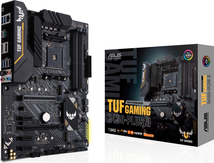 ASUS TUF B450-Plus Gaming II ATX Mainboard Sockel AM4 M.2/USB3.2(C)/HDMI/DVI