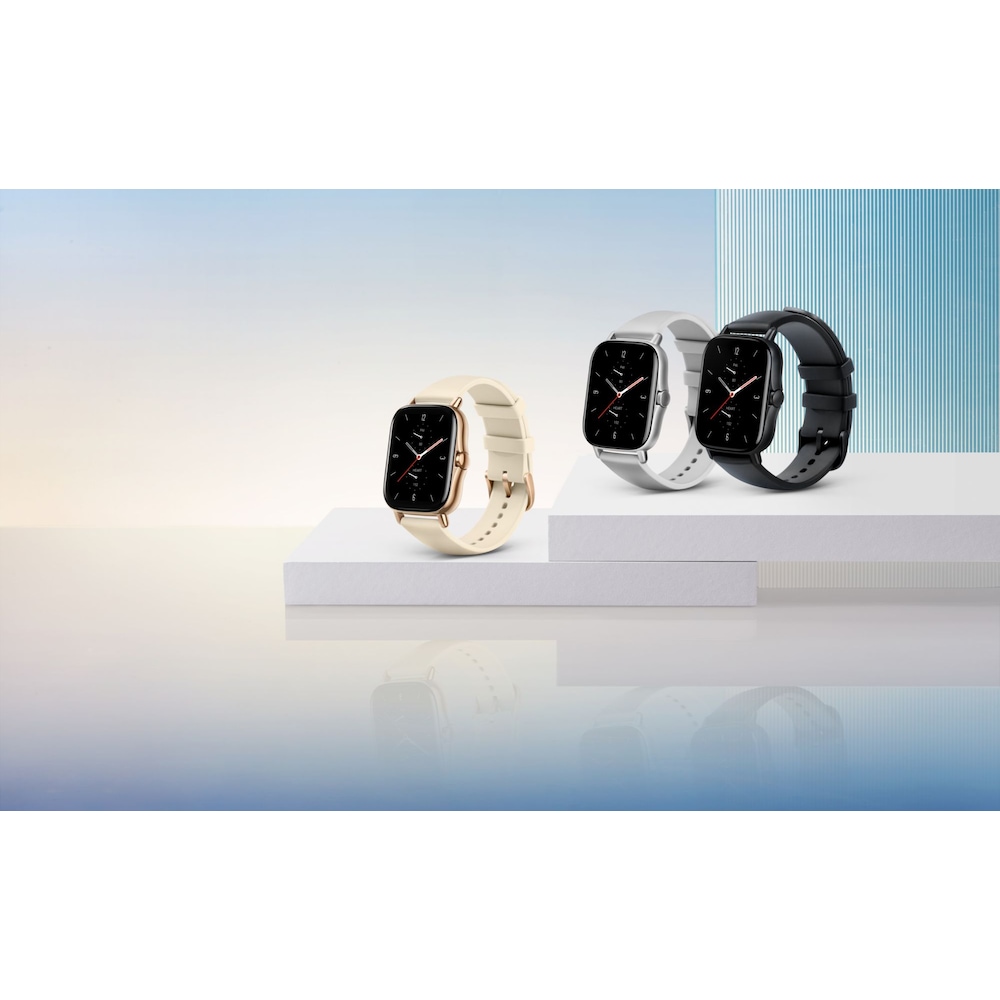 Amazfit GTS 2 Smartwatch Aluminium-Gehäuse, grau, Amoled-Display