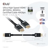 Club 3D HDMI 2.1 Kabel 2m Ultra High Speed 10K120Hz St./St. schwarz