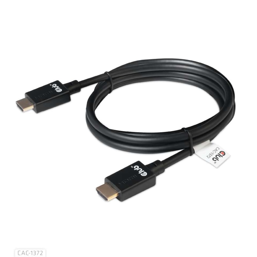 Club 3D HDMI 2.1 Kabel 2m Ultra High Speed 10K120Hz St./St. schwarz
