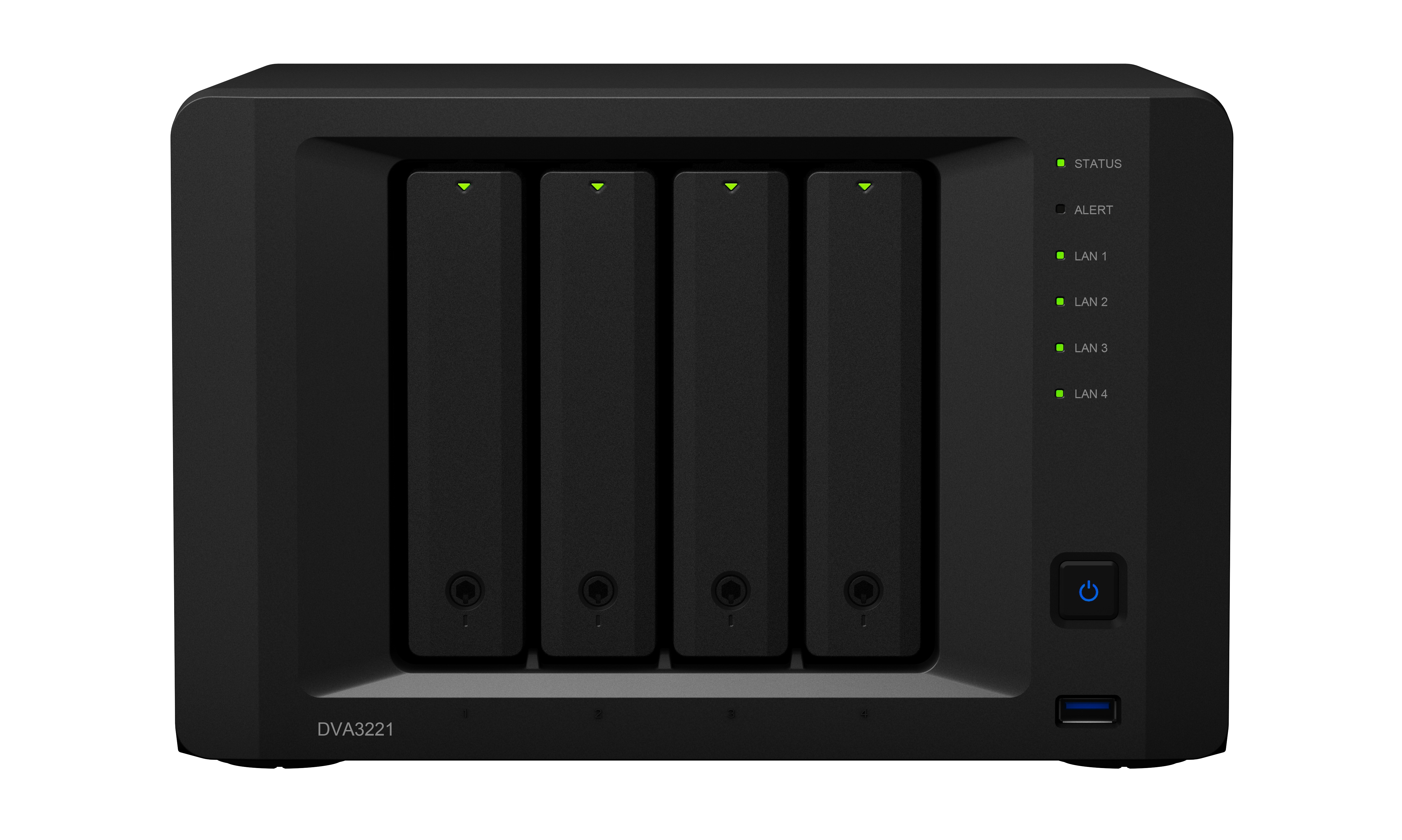 Synology DVA3221 NVR System 4-Bay Leergehäuse