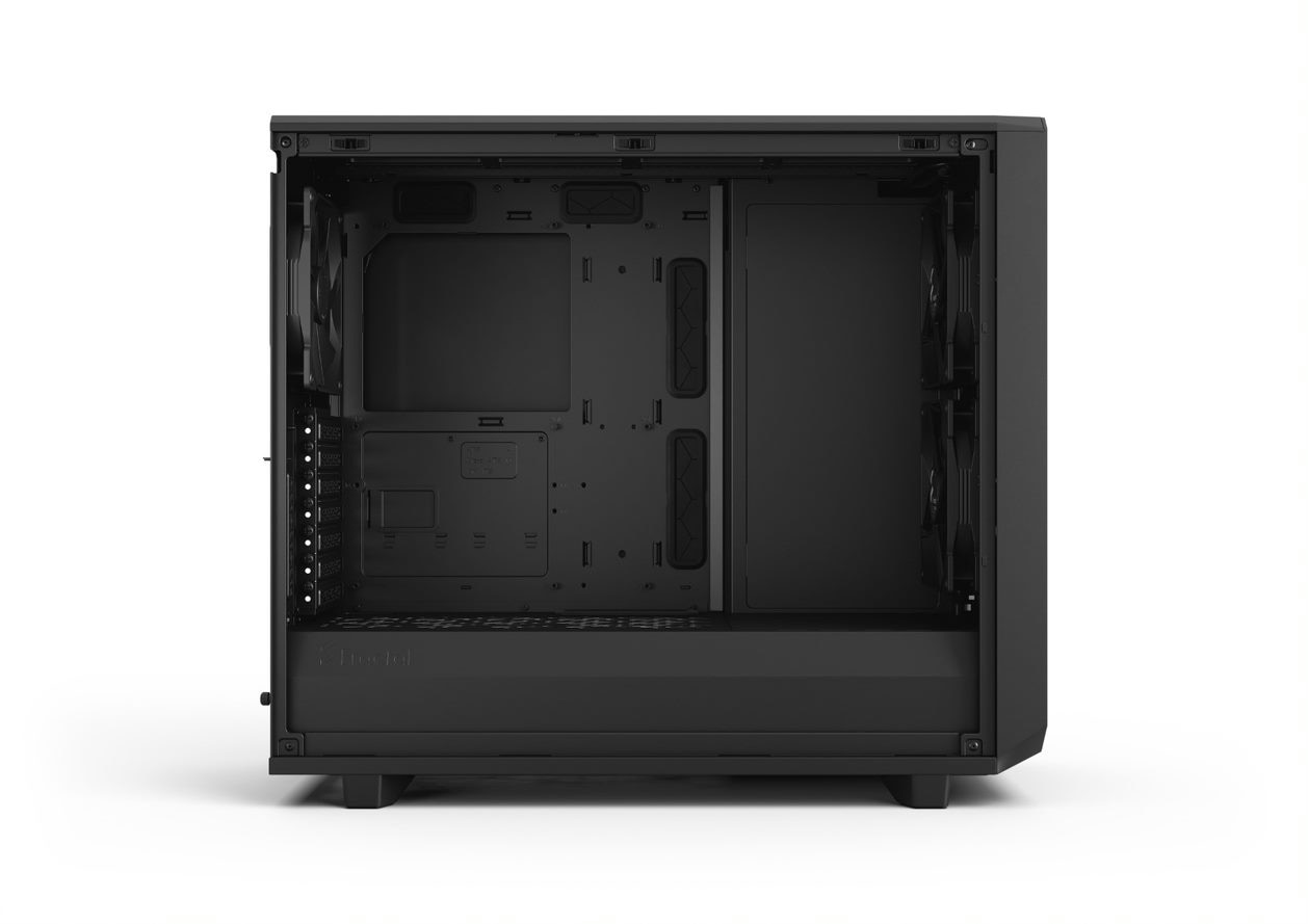 Fractal Design Meshify 2 Black Solid Big Tower Gaming Gehäuse mit Seitenfenster