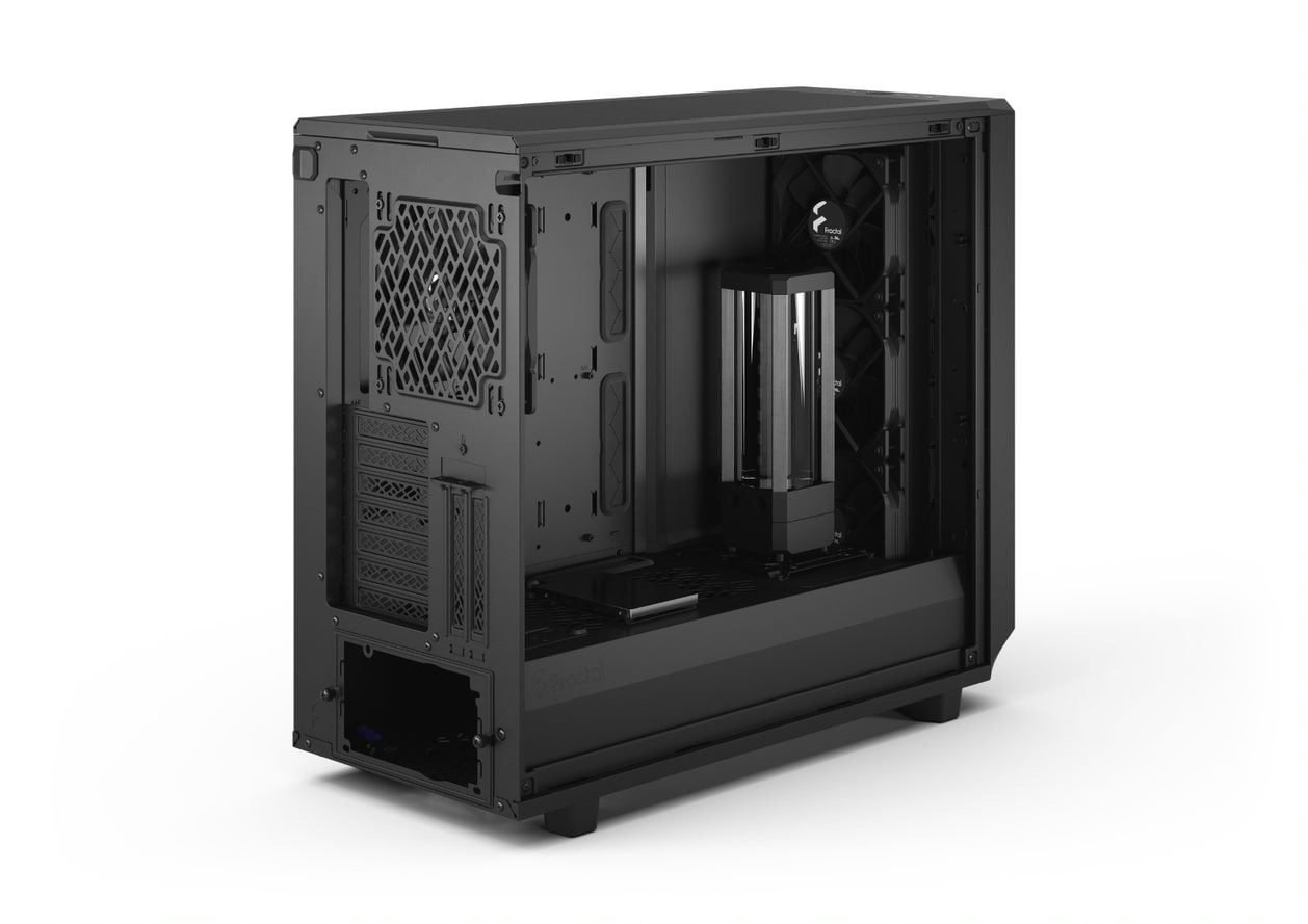 Fractal Design Meshify 2 Black Solid Big Tower Gaming Gehäuse mit Seitenfenster