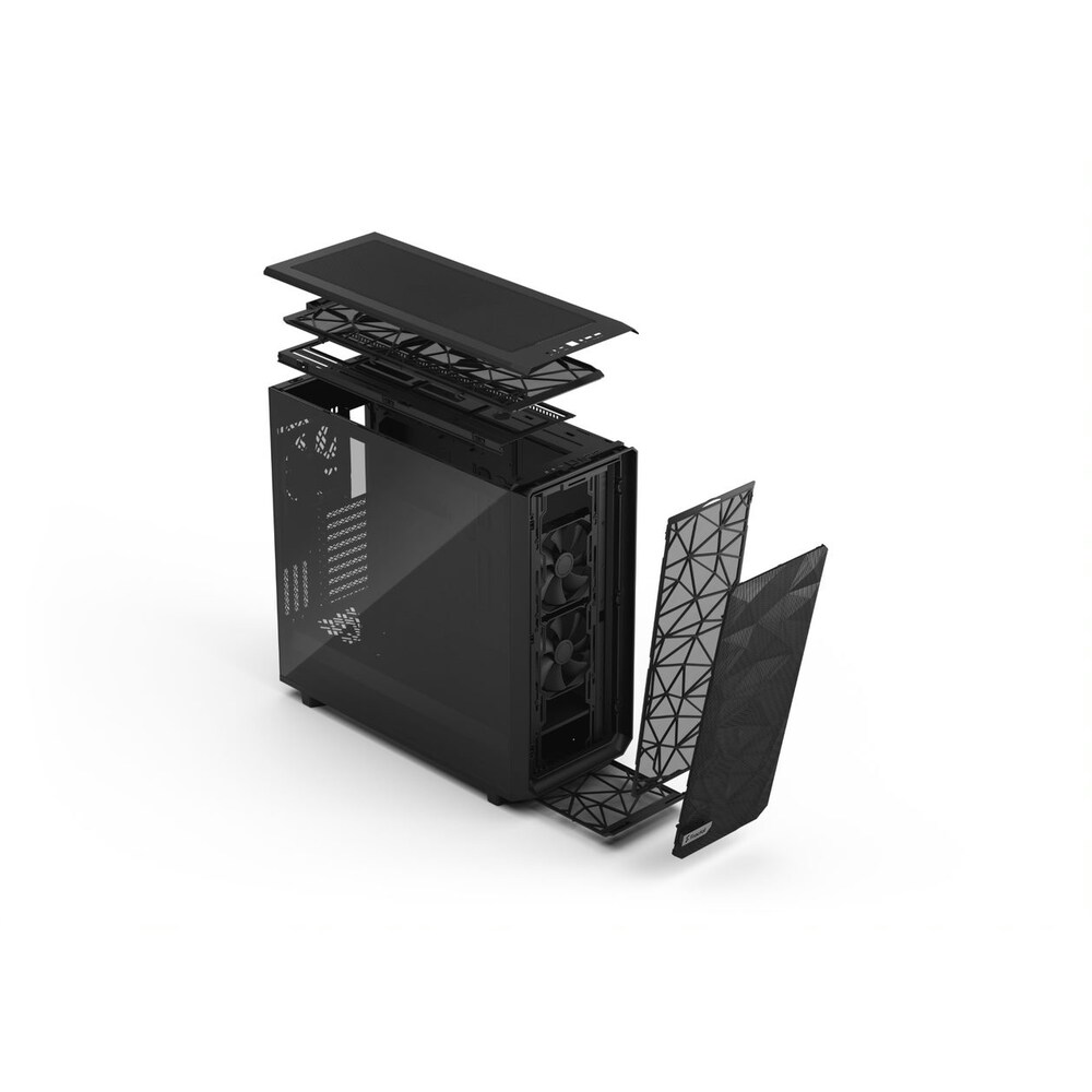 Fractal Design Meshify 2 XL Black TG Light Tink Big Tower Ga. Gehäuse m. Fenster