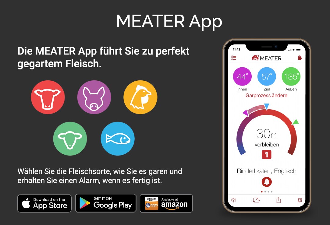 MEATER Block  Das erste komplett kabellose Smart-Fleischthermometer ++  Cyberport