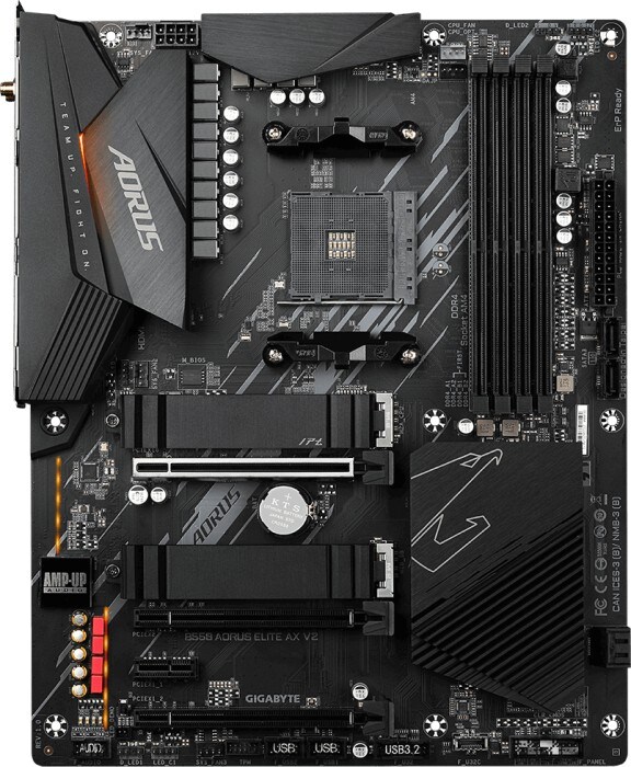 Gigabyte B550 Aorus Elite AX V2 ATX Mainboard Sockel AM4 M.2/HDMI/DP/USB3.2