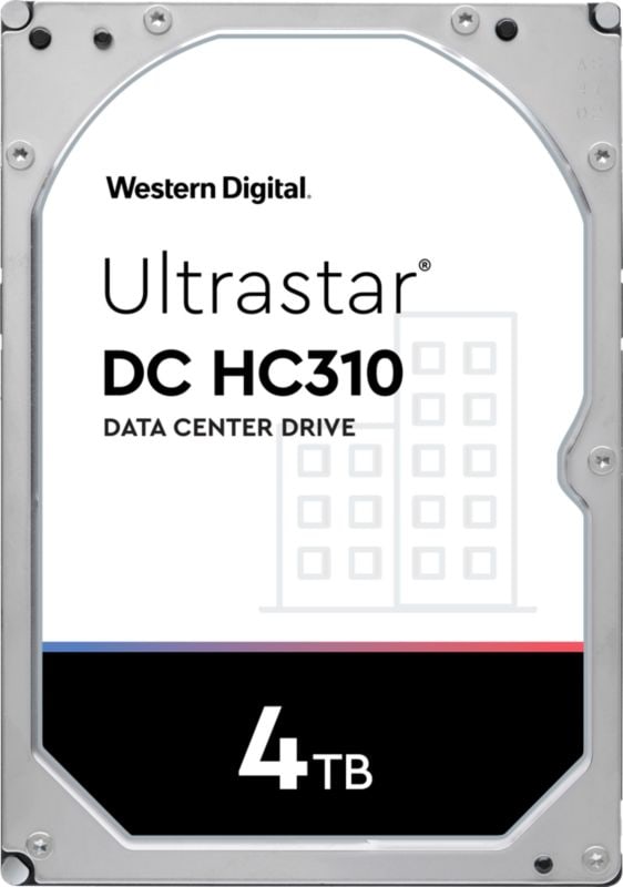 Western Digital Ultrastar DC HC310 4TB - 7200rpm 256MB 3.5 Zoll SAS 512E SEP37K6