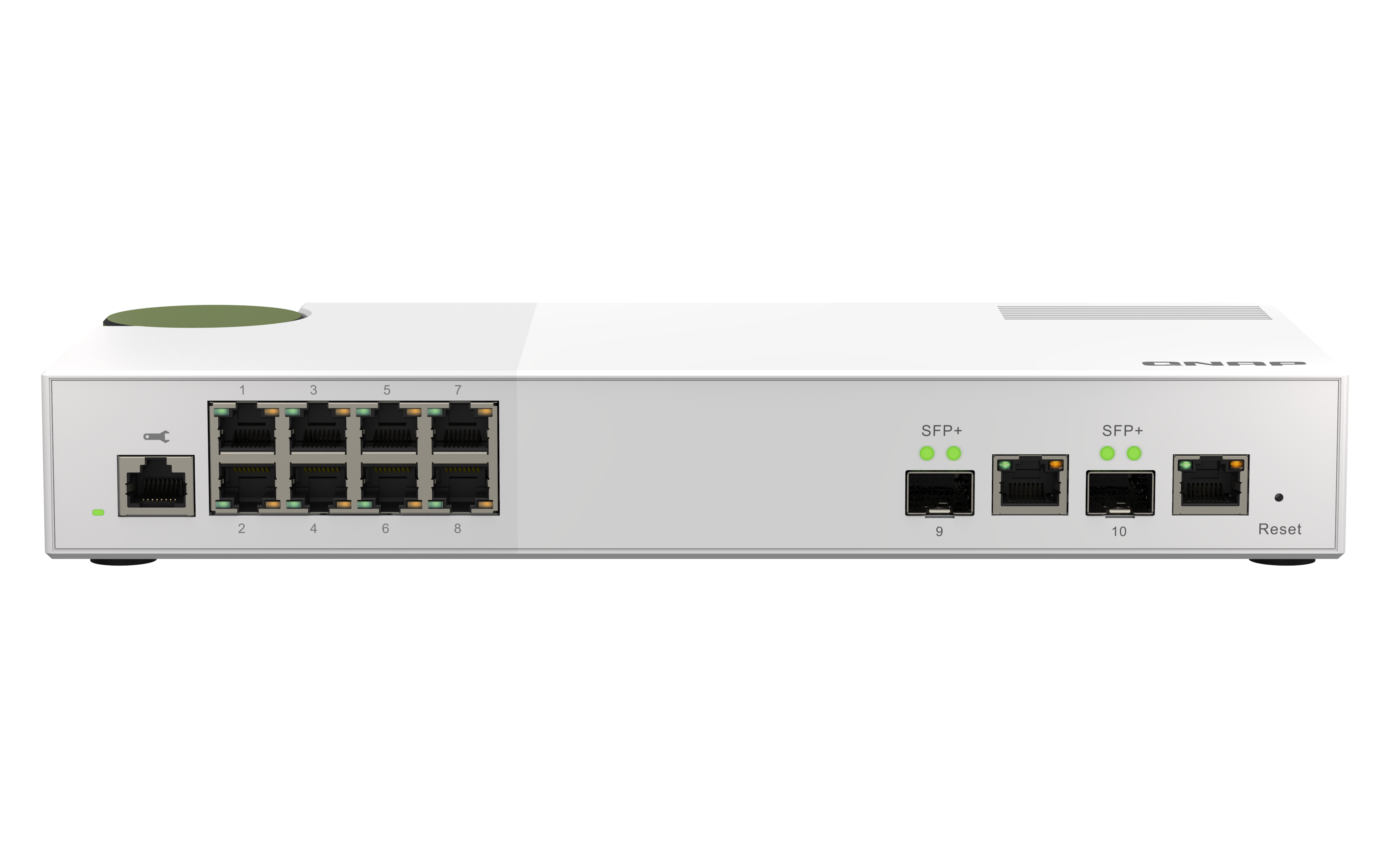 QNAP QSW-M2108-2C Switch Managed 8 port 2.5Gbps, 2 port 10Gbps SFP+/ NBASE-T