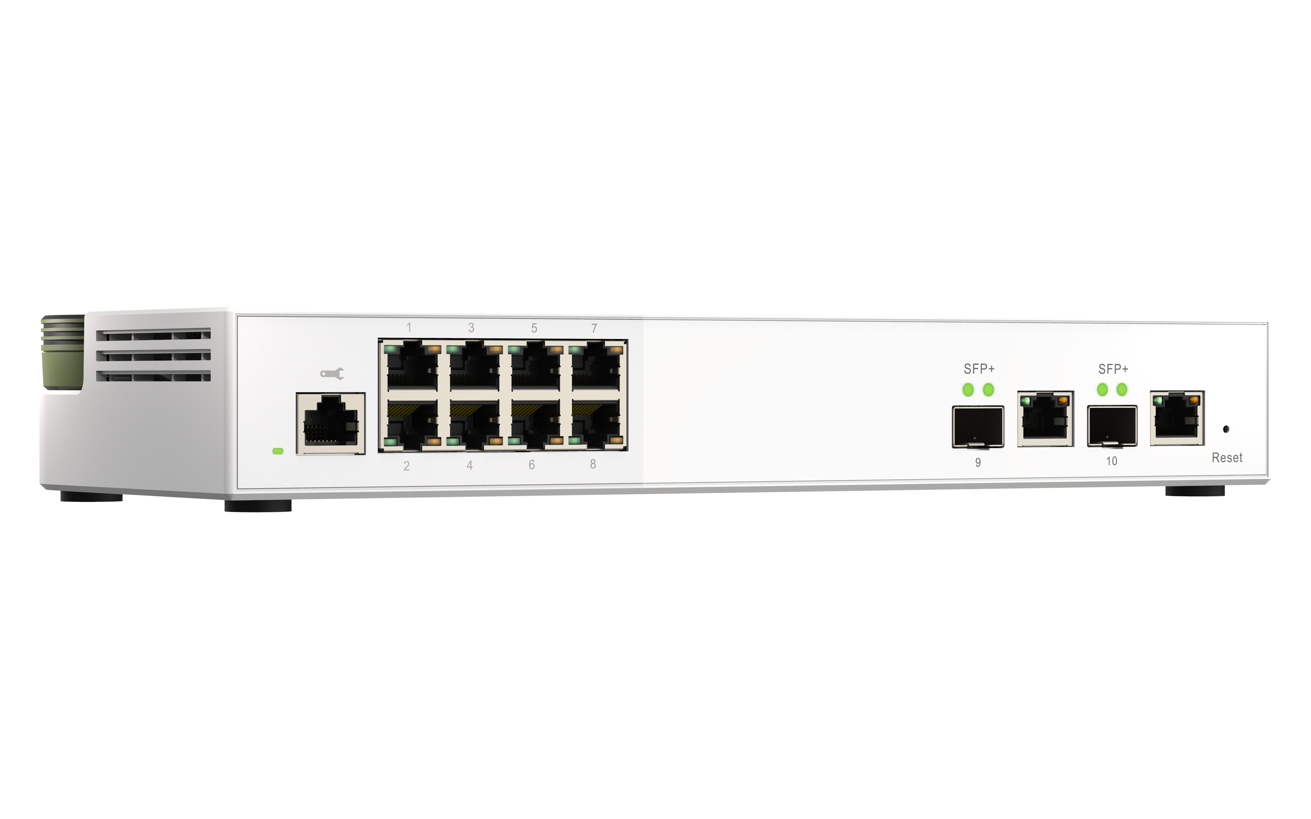 QNAP QSW-M2108-2C Switch Managed 8 port 2.5Gbps, 2 port 10Gbps SFP+/ NBASE-T