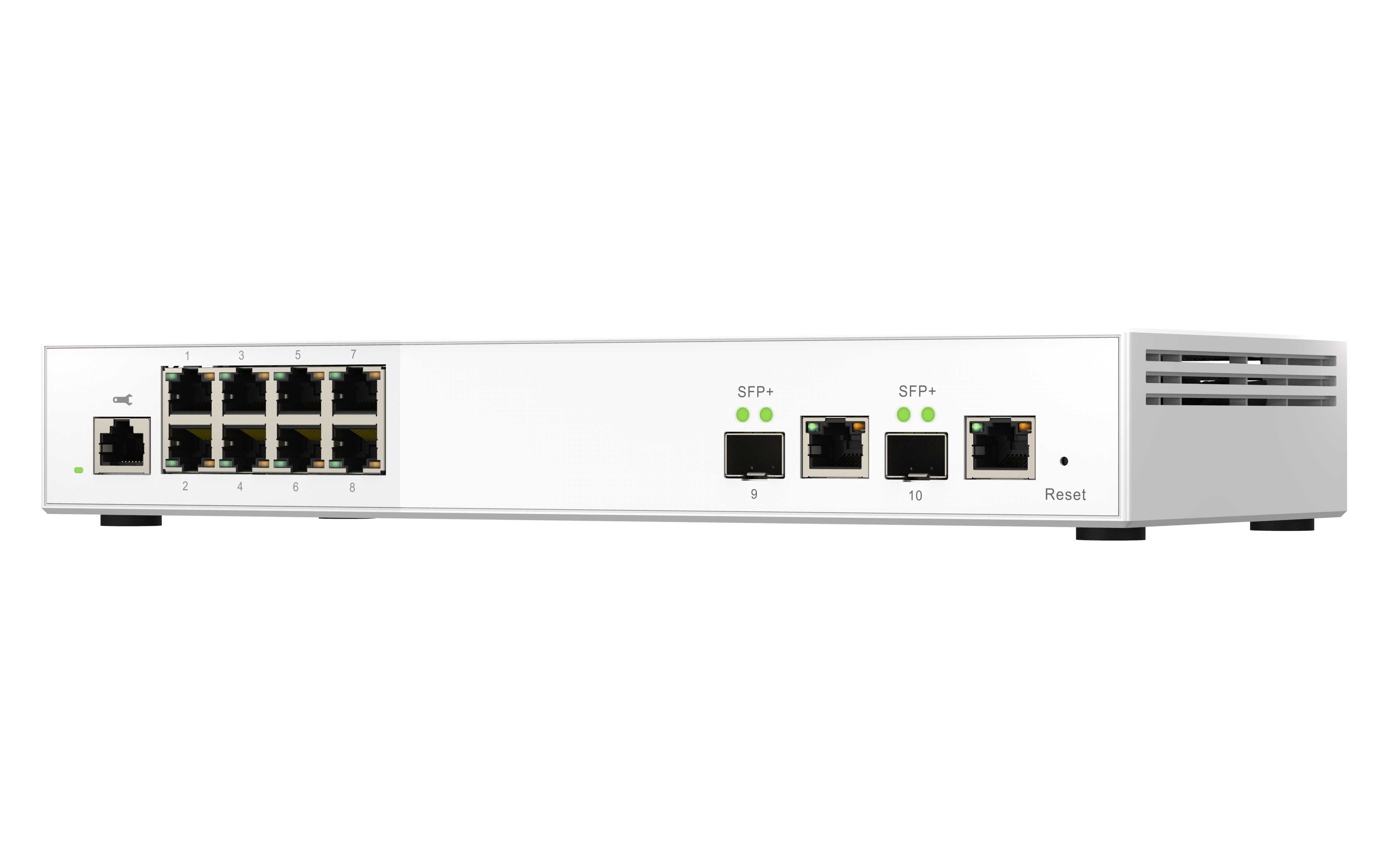 QNAP QSW-M2108-2C Switch Managed 8 port 2.5Gbps, 2 port 10Gbps SFP+/ NBASE-T