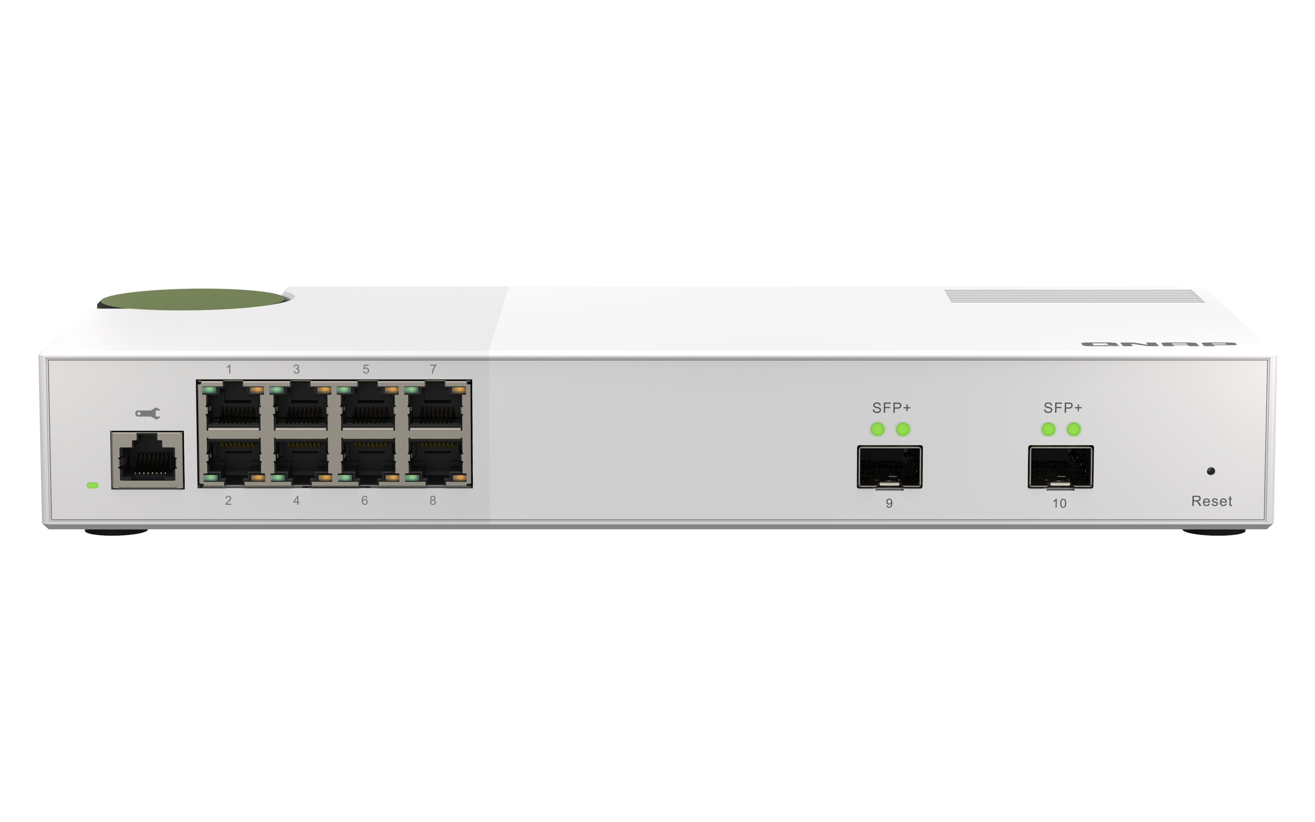 QNAP QSW-M2108-2S Switch Managed 8 port 2.5Gbps, 2 port 10Gbps SFP+