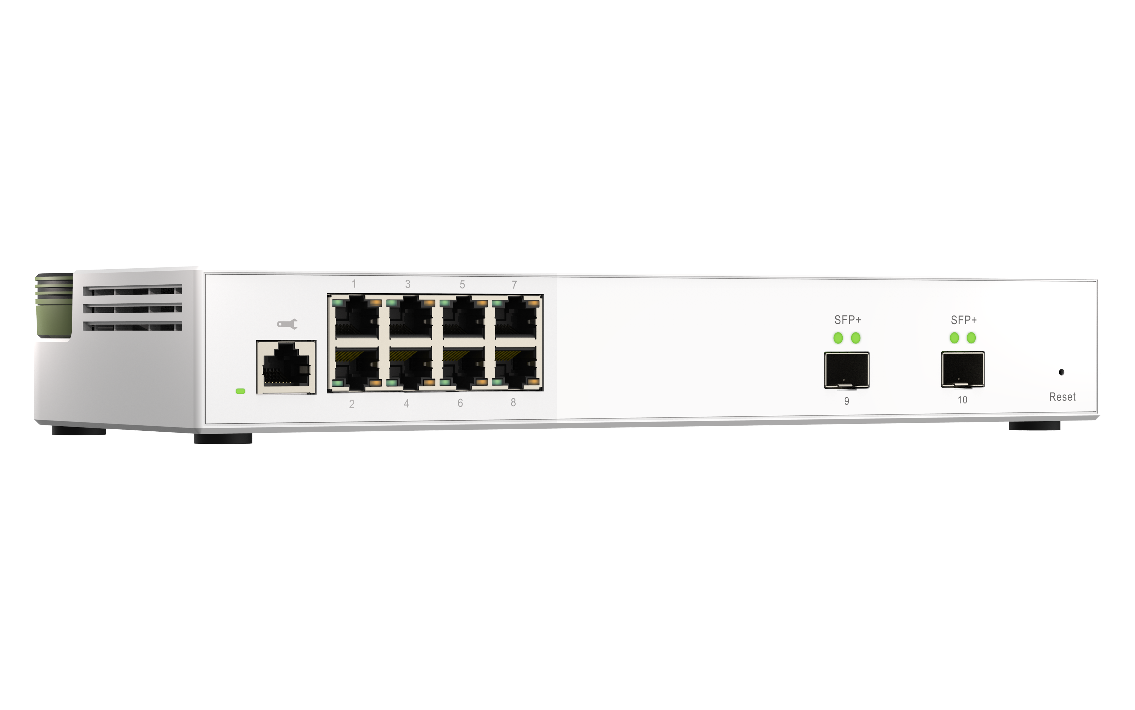 QNAP QSW-M2108-2S Switch Managed 8 port 2.5Gbps, 2 port 10Gbps SFP+