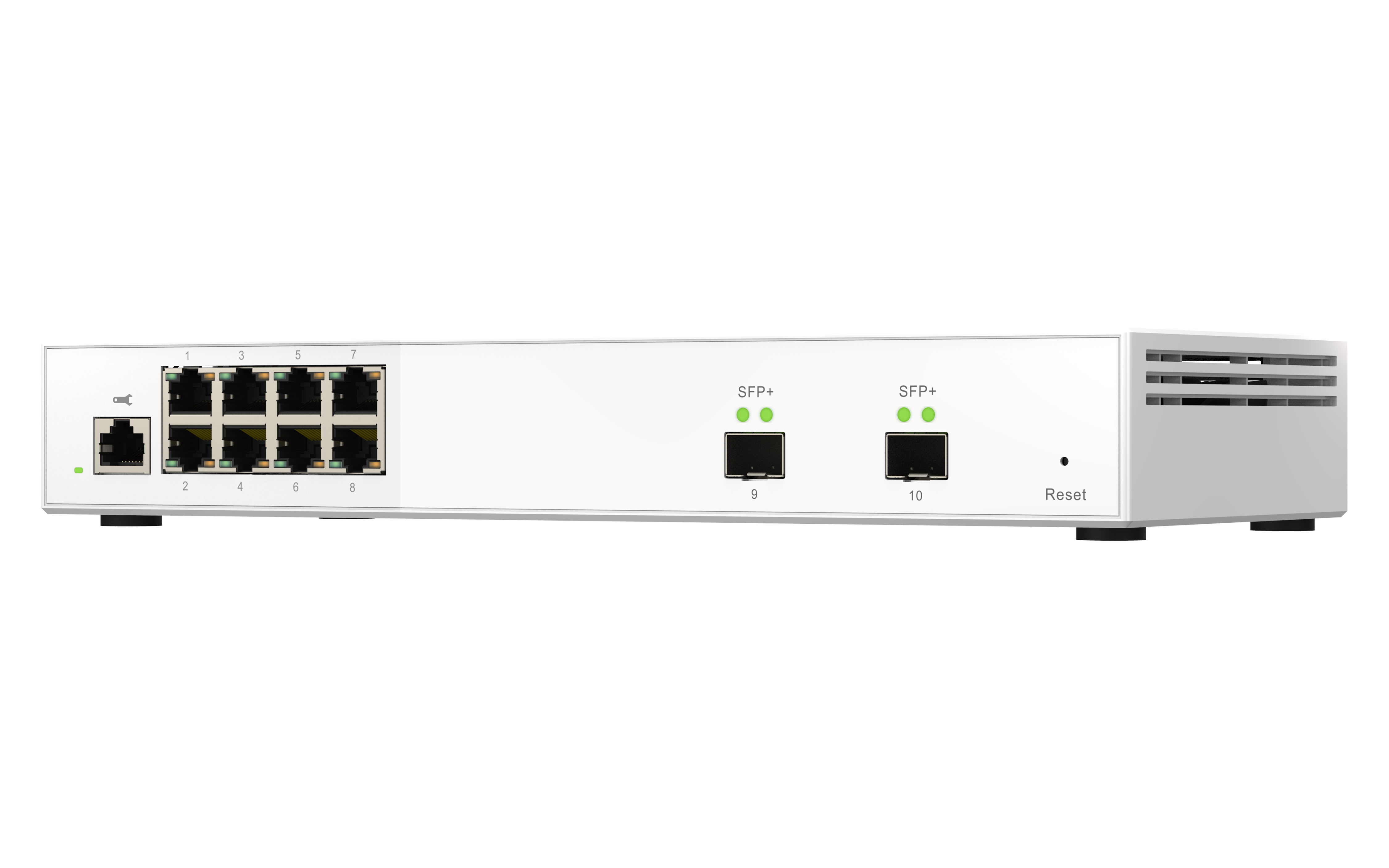 QNAP QSW-M2108-2S Switch Managed 8 port 2.5Gbps, 2 port 10Gbps SFP+