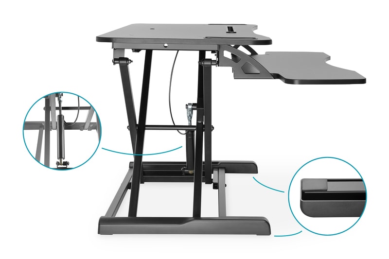 DIGITUS Ergonomischer Schreibtischaufsatz