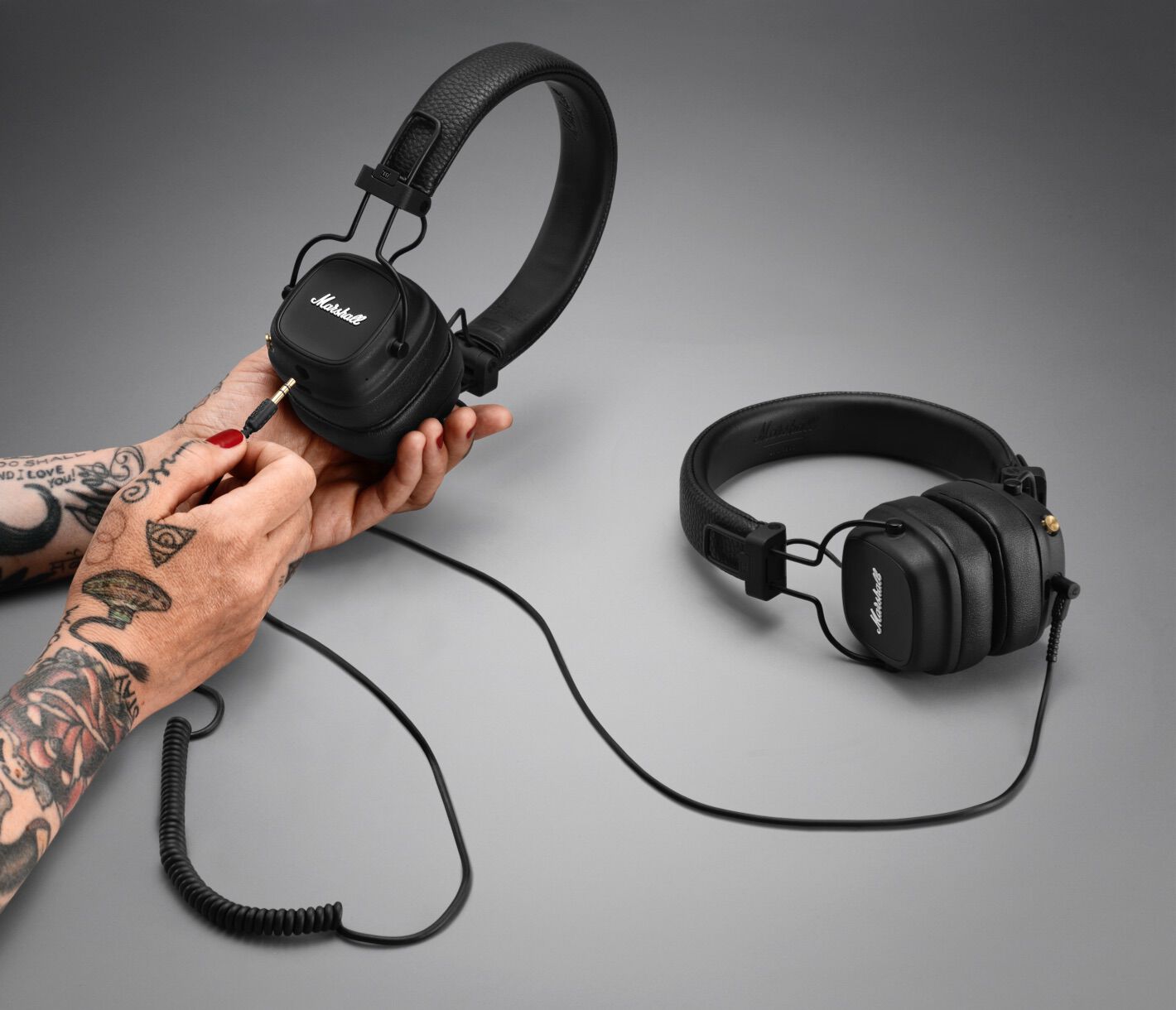 Marshall Major IV Bluetooth® On Ear Casque audio, noir - Worldshop