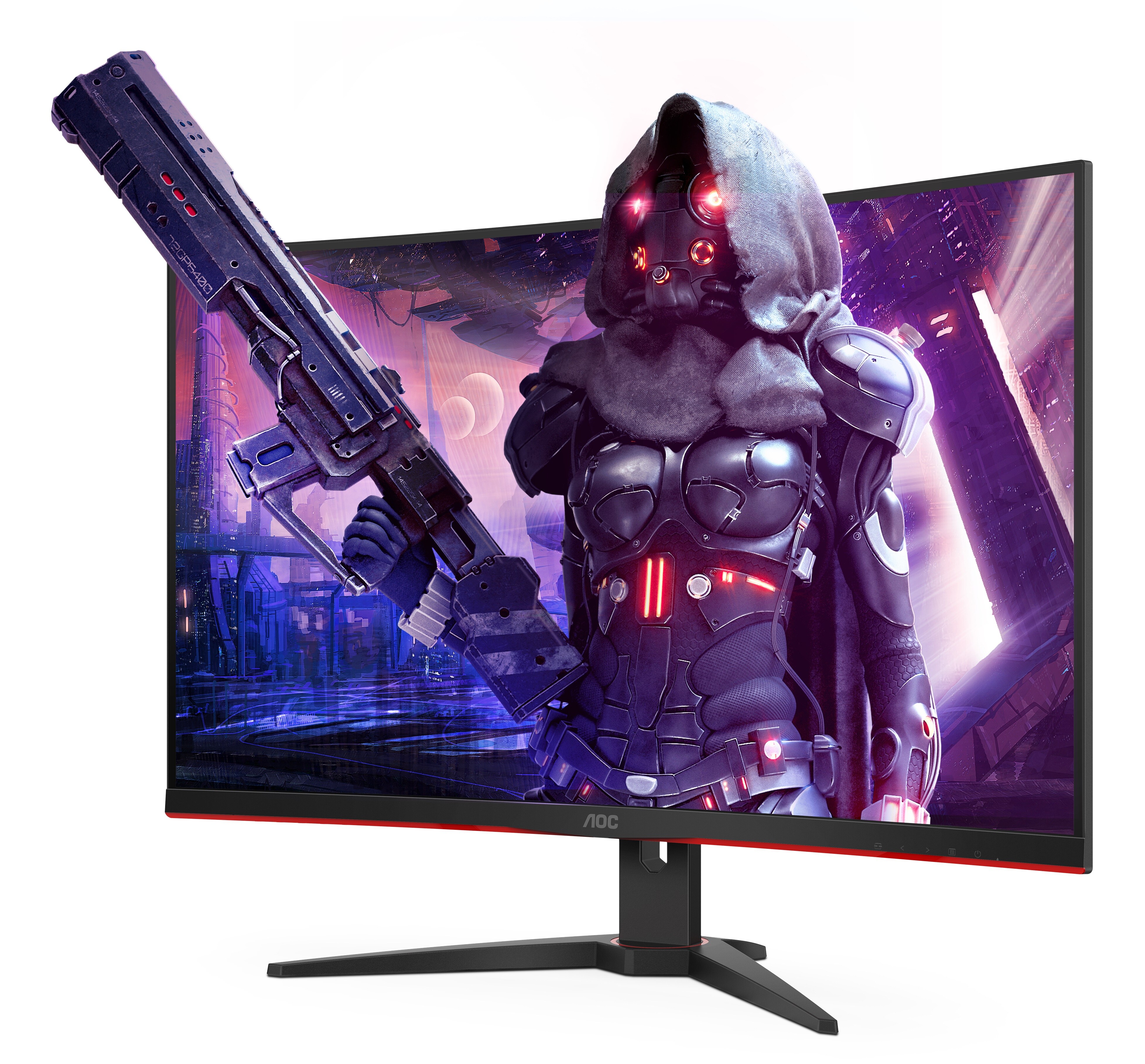 AOC CQ32G2SE 80cm (31,5") WQHD Gaming Monitor HDMI/DP FreeSync 165Hz 1ms