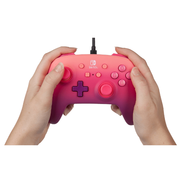 Power A Enhanced Wired Controller für Nintendo Switch - Fuchsia Fantasy