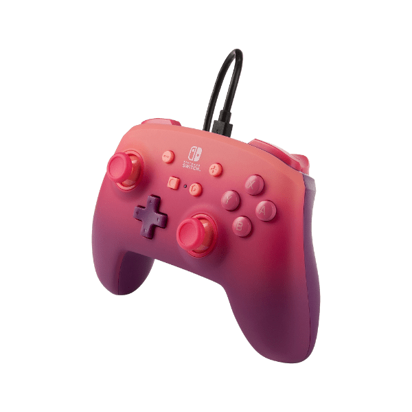 Power A Enhanced Wired Controller für Nintendo Switch - Fuchsia Fantasy