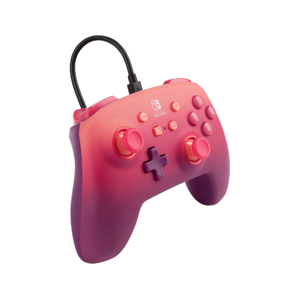 Power A Enhanced Wired Controller für Nintendo Switch - Fuchsia Fantasy