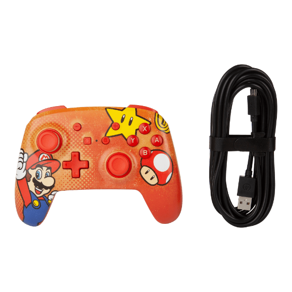 Power A Enhanced Wired Controller für Nintendo Switch - Mario Vintage