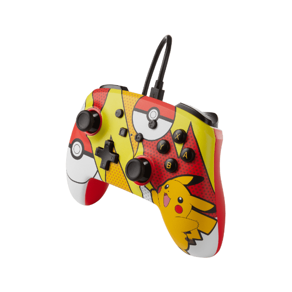 Power A Enhanced Wired Controller für Nintendo Switch - Pikachu Pop Art