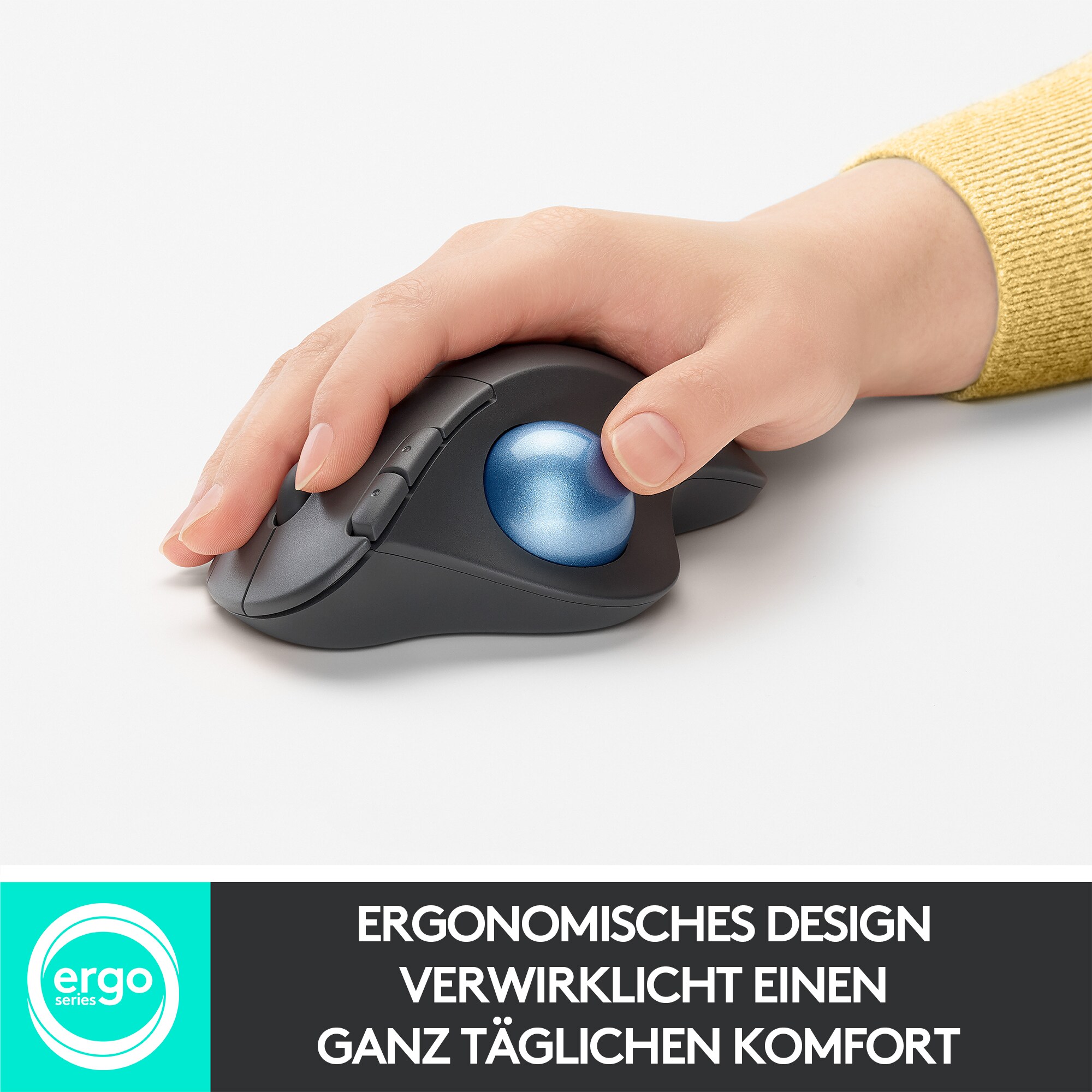 Logitech ERGO M575 Kabellose Trackball Maus