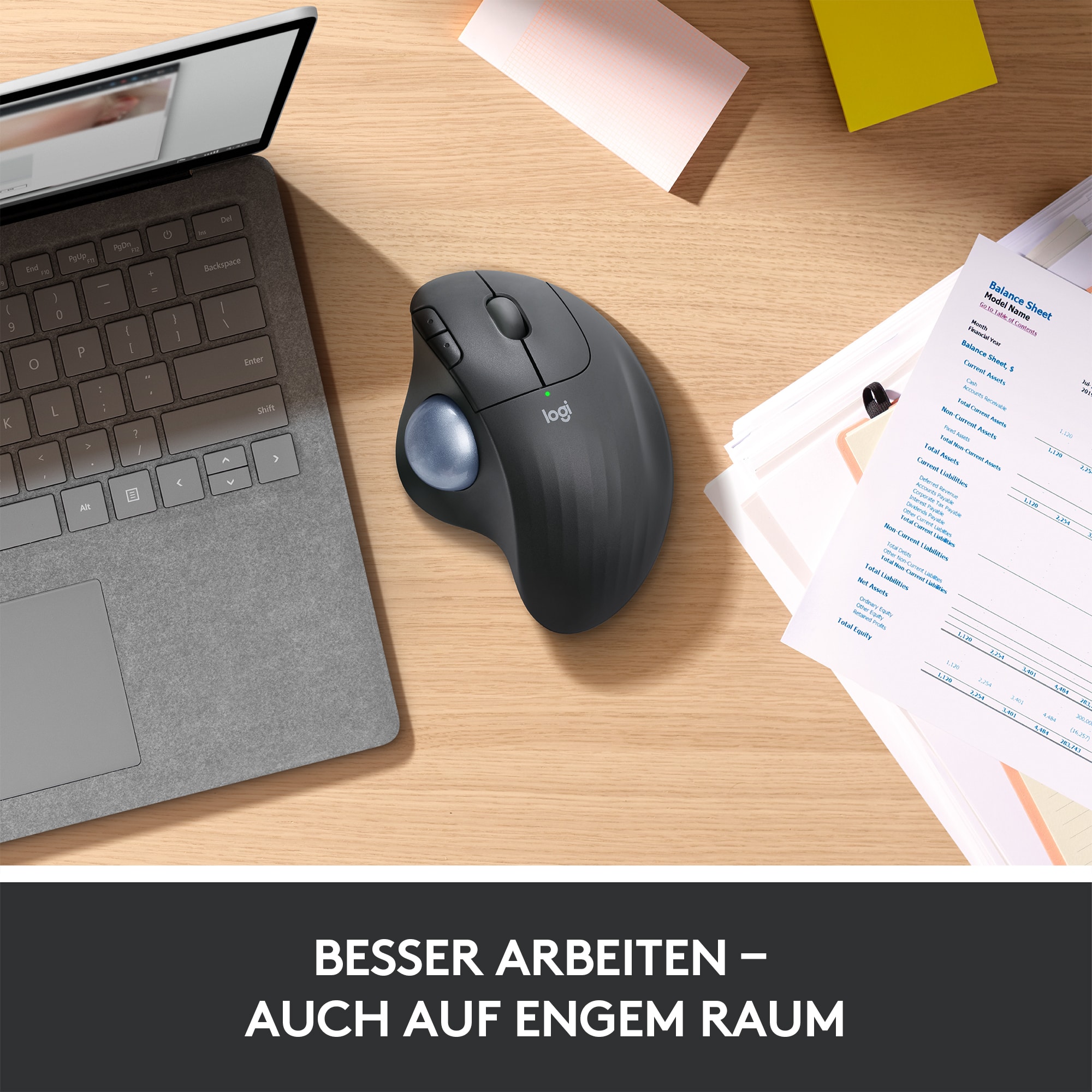 Logitech ERGO M575 Kabellose Trackball Maus