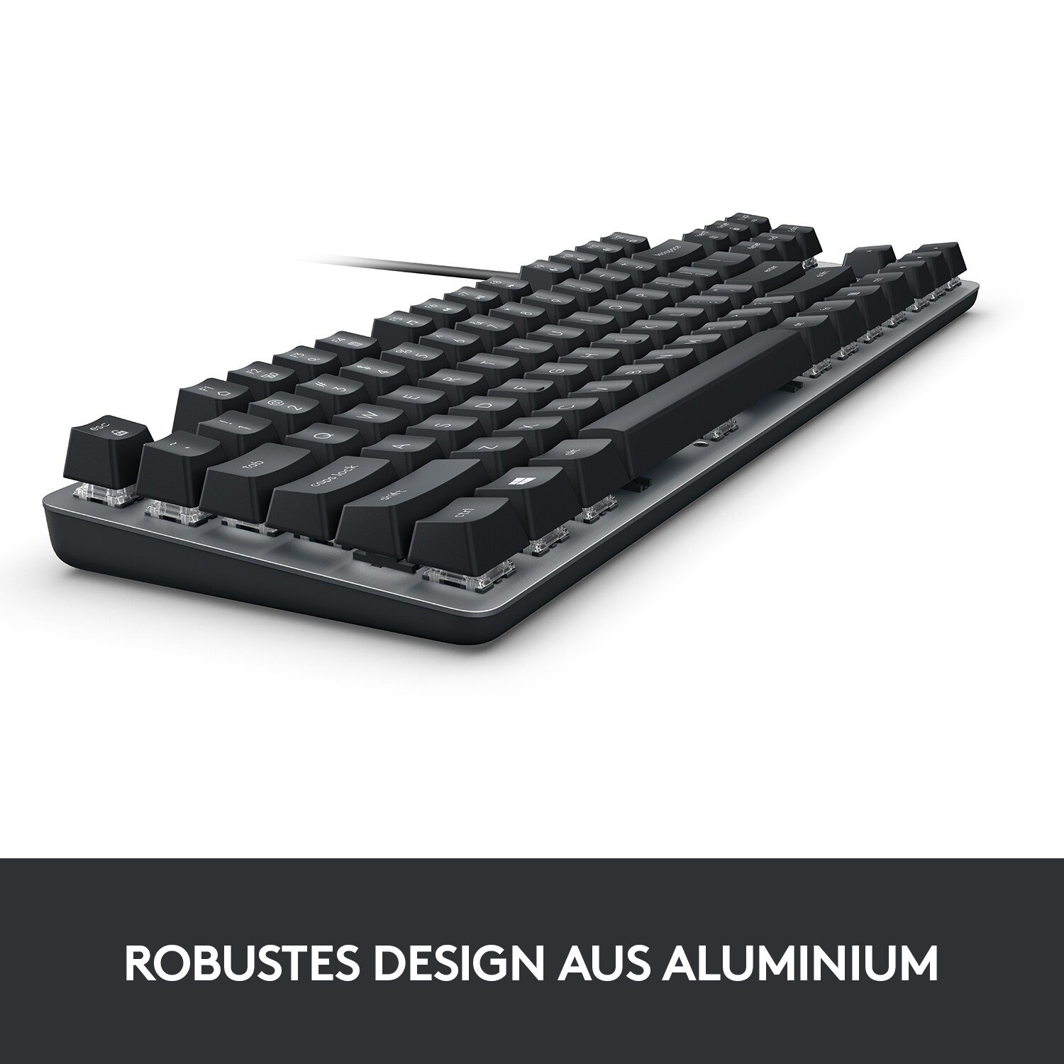 Logitech K835 TKL kabelgebundene mechanische Tastatur blue clicky