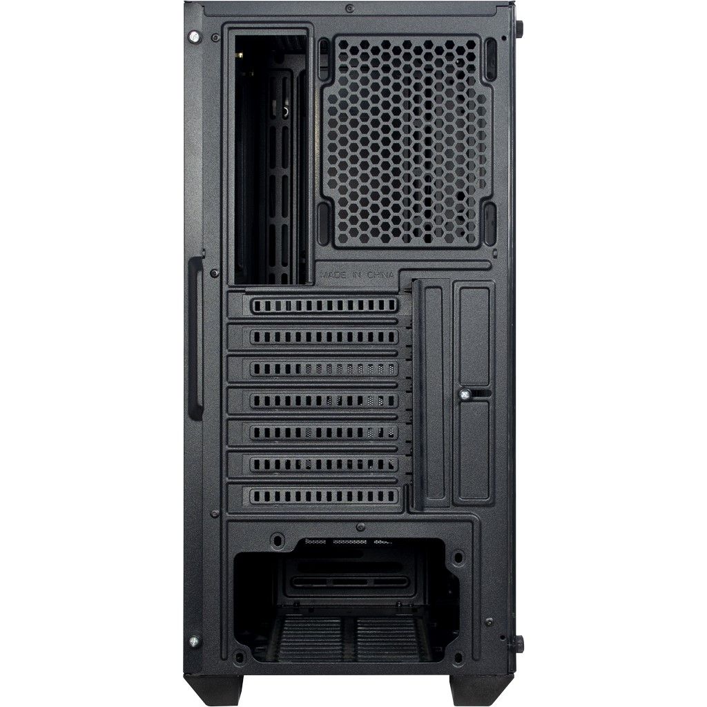 Inter-Tech IT-3303 Hornet Midi Tower ATX RGB Gaming Gehäuse mit Seitenfenster