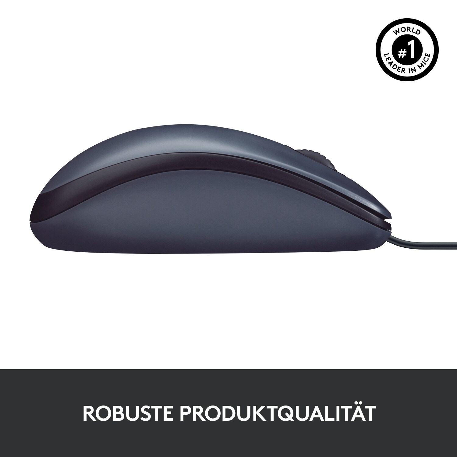 Logitech B100 Kabelgebundene Optische Maus Schwarz Bulk