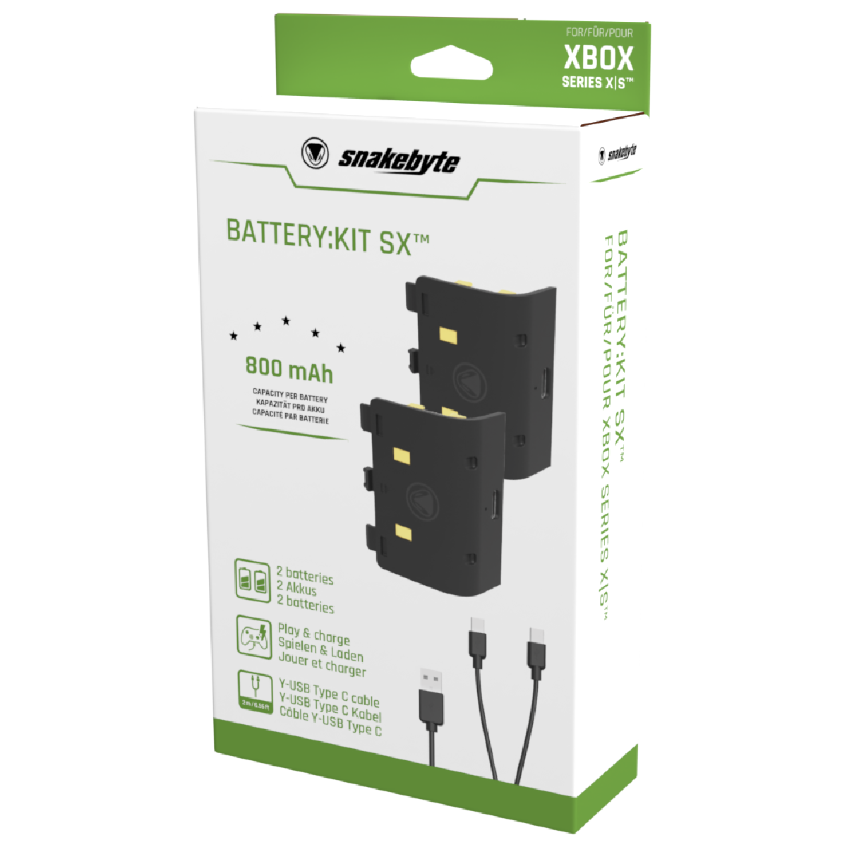 Snakebyte Xbox BATTERY:KIT SX (Series X|S) schwarz