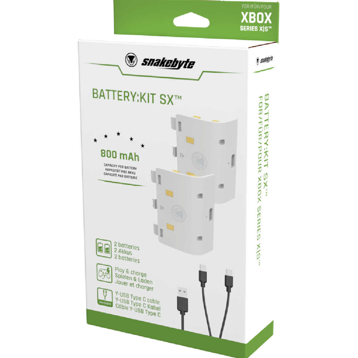 Snakebyte Xbox BATTERY:KIT SX (Series X|S) weiß