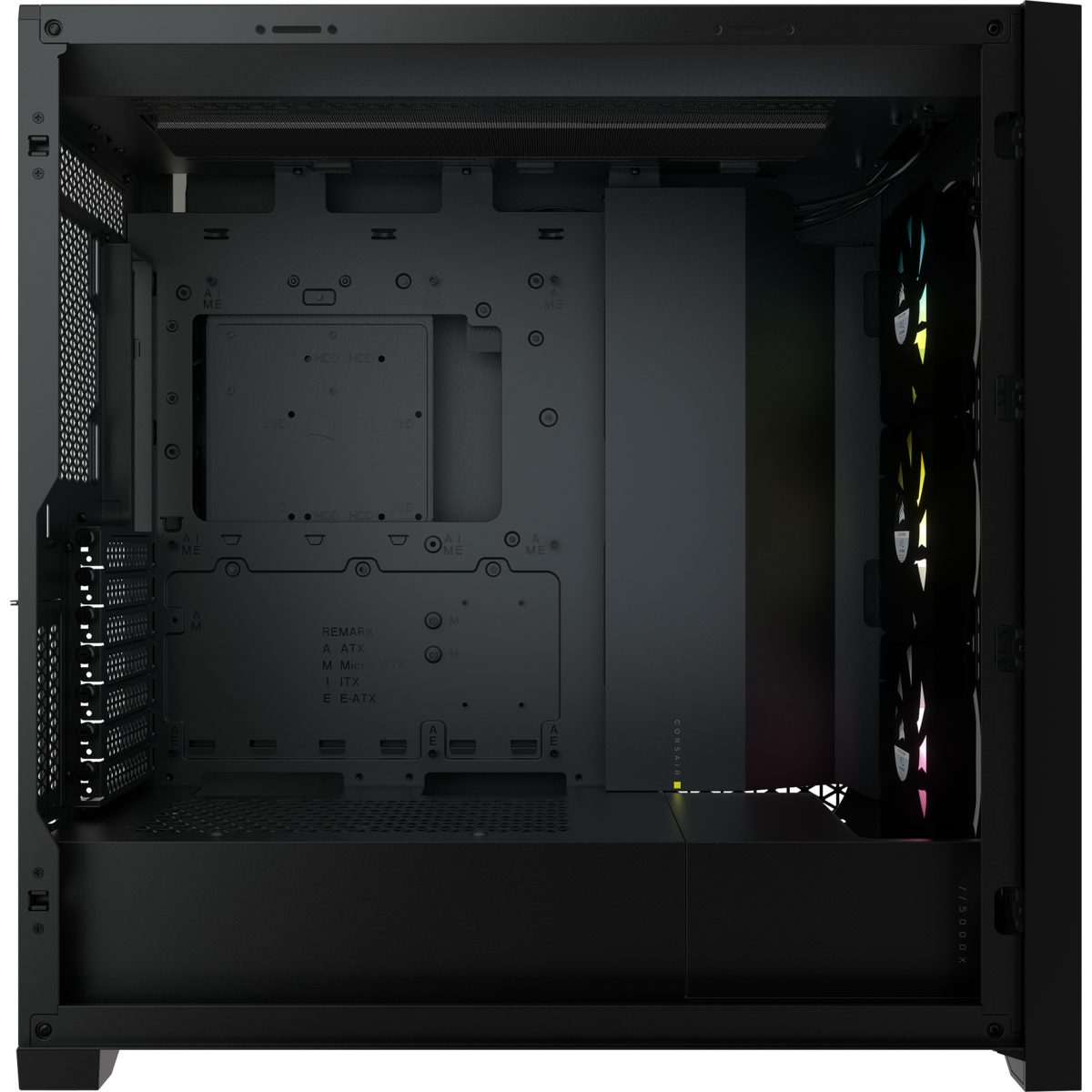 Corsair iCUE 5000X RGB Mid-Tower ATX Gaming Gehäuse schwarz TG Seitenfenster